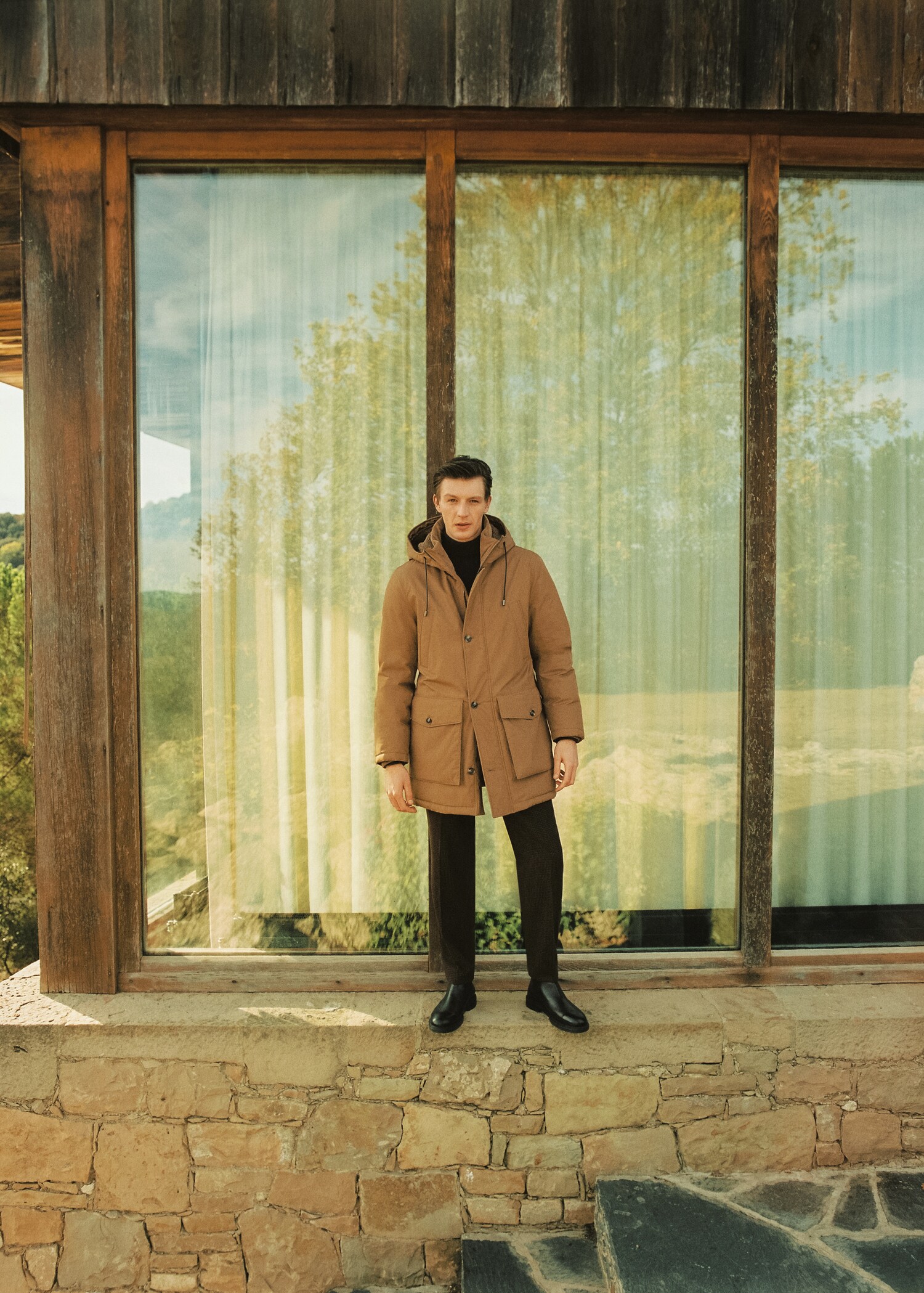 Water-repellent cotton parka - Details of the article 6
