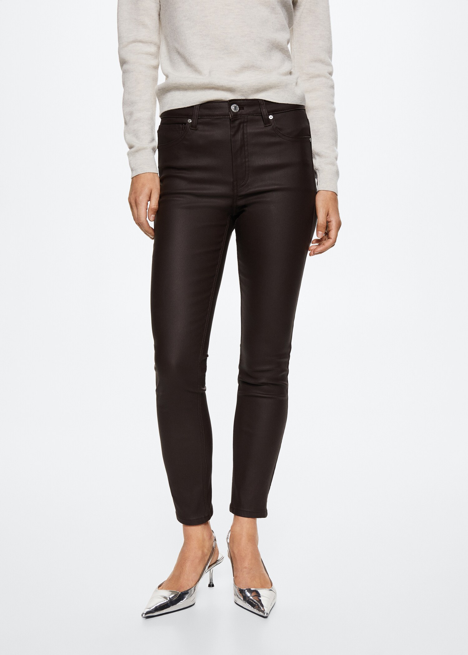 Jean skinny enduit - Plan moyen