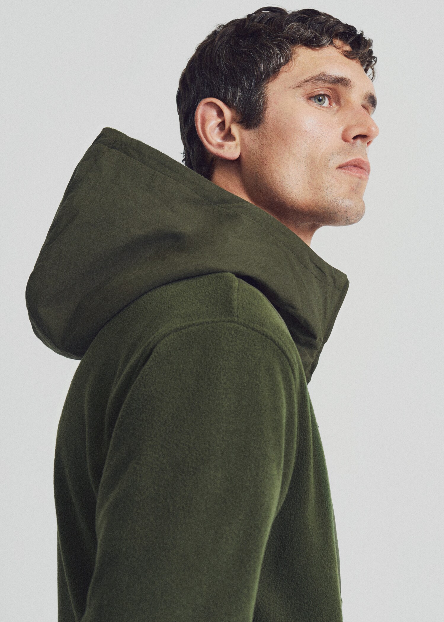 Sweatshirt de capuz combinada - Pormenor do artigo 5