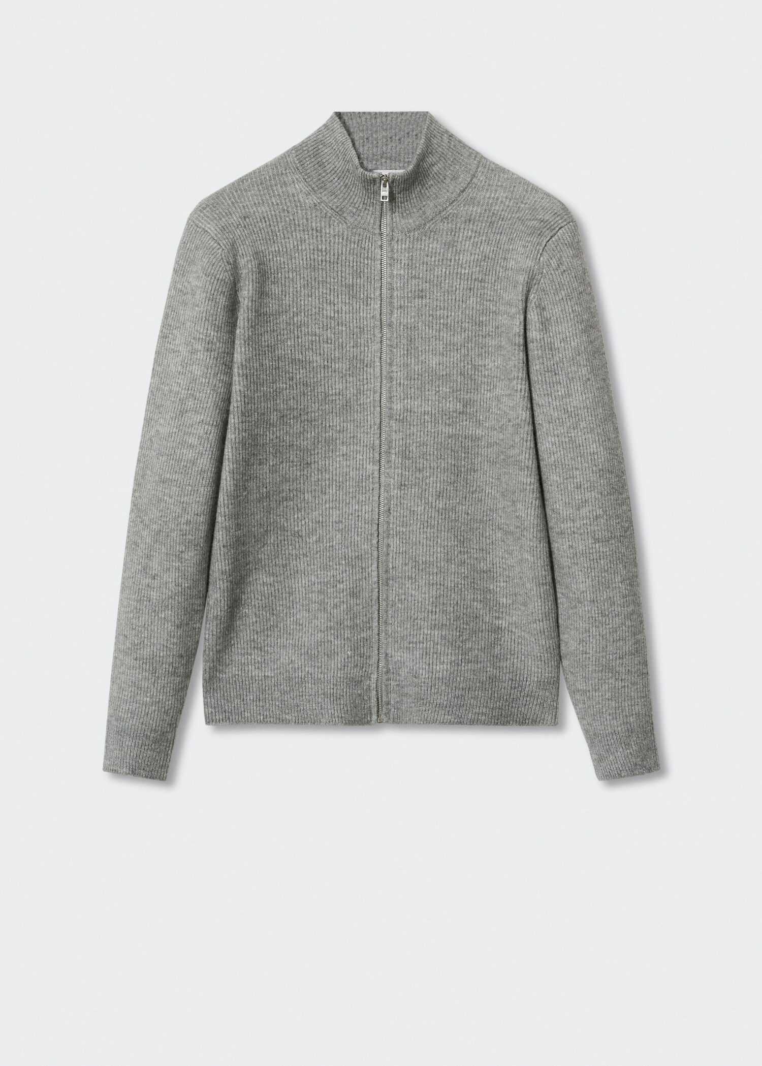 Zipper structured cardigan - Article without model
