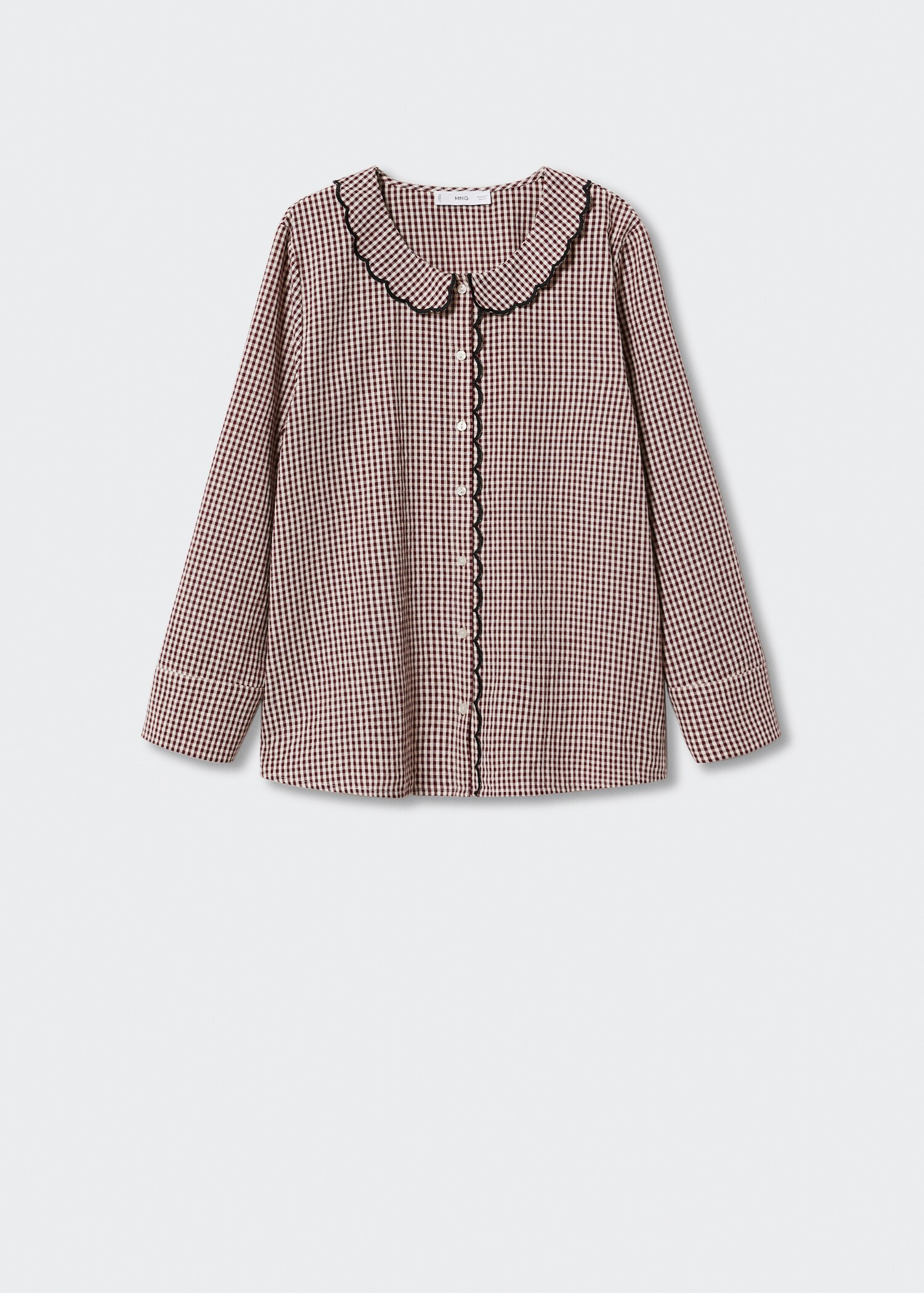 Geruit flanellen pyjamajasje Dames MANGO Suriname