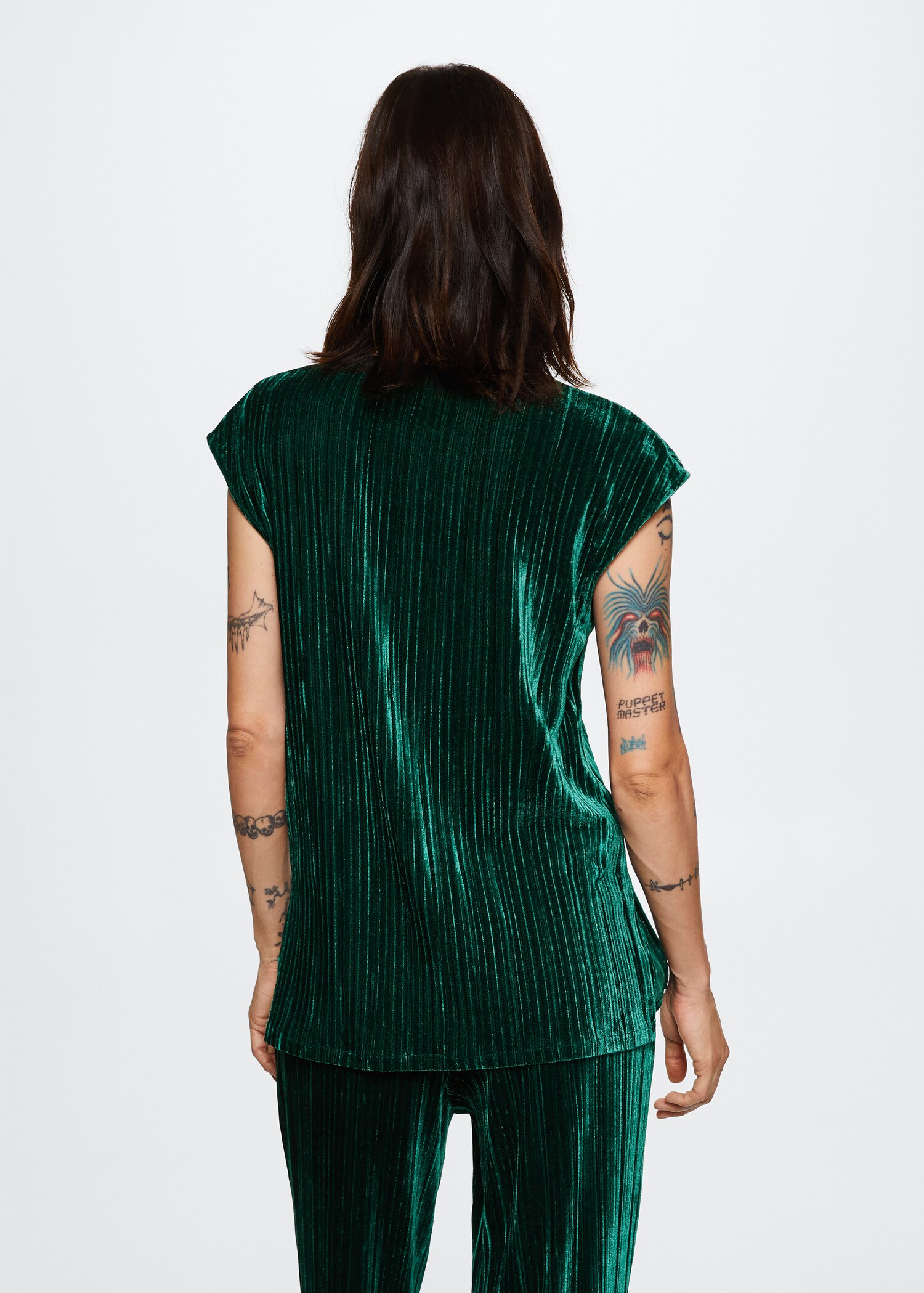 Velvet top - Reverse of the article