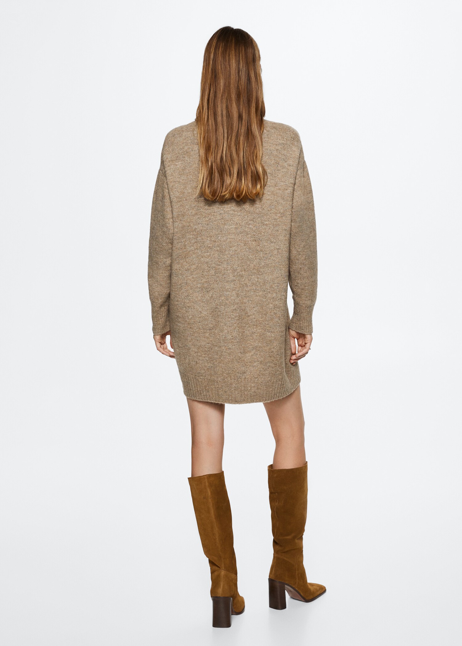 Vestido cuello alto - Reverso del artículo
