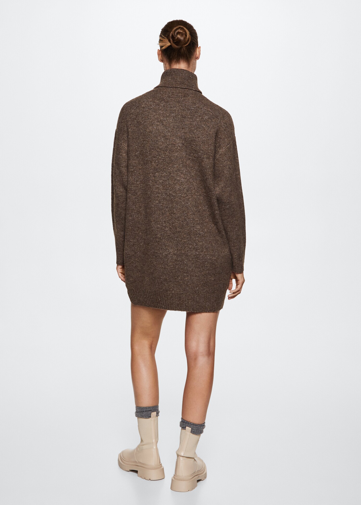 Vestido cuello alto - Reverso del artículo