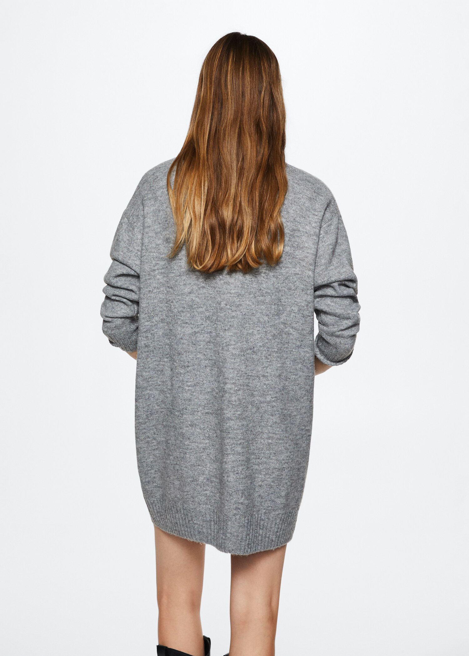 Vestido cuello alto - Reverso del artículo