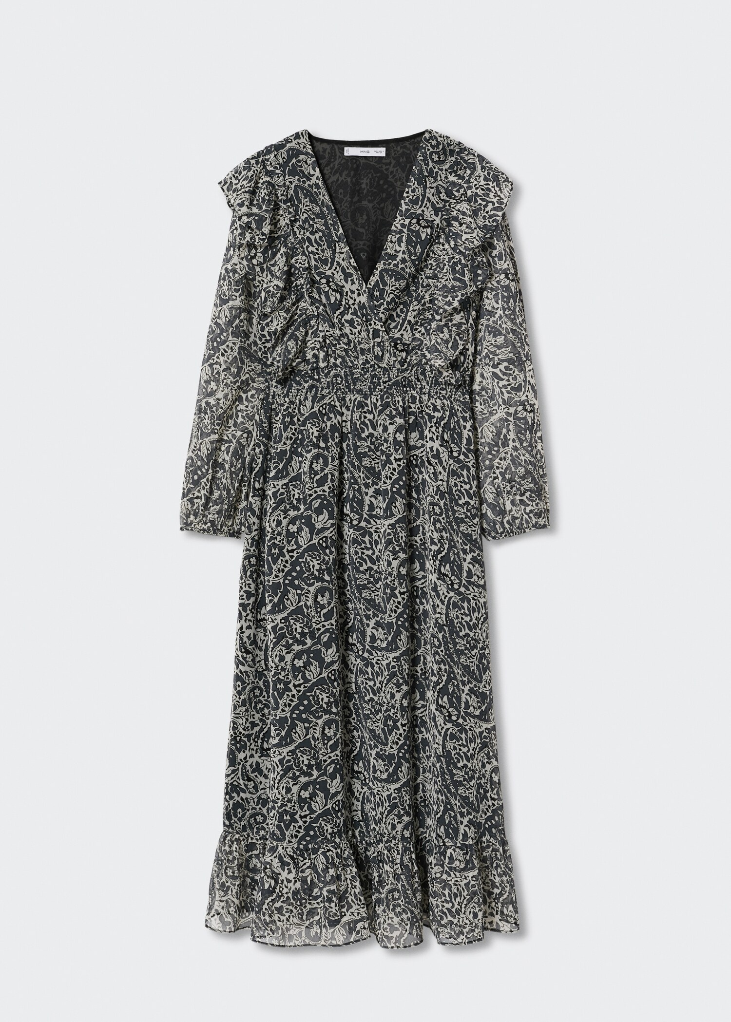 Vestido gasa paisley - Artículo sin modelo