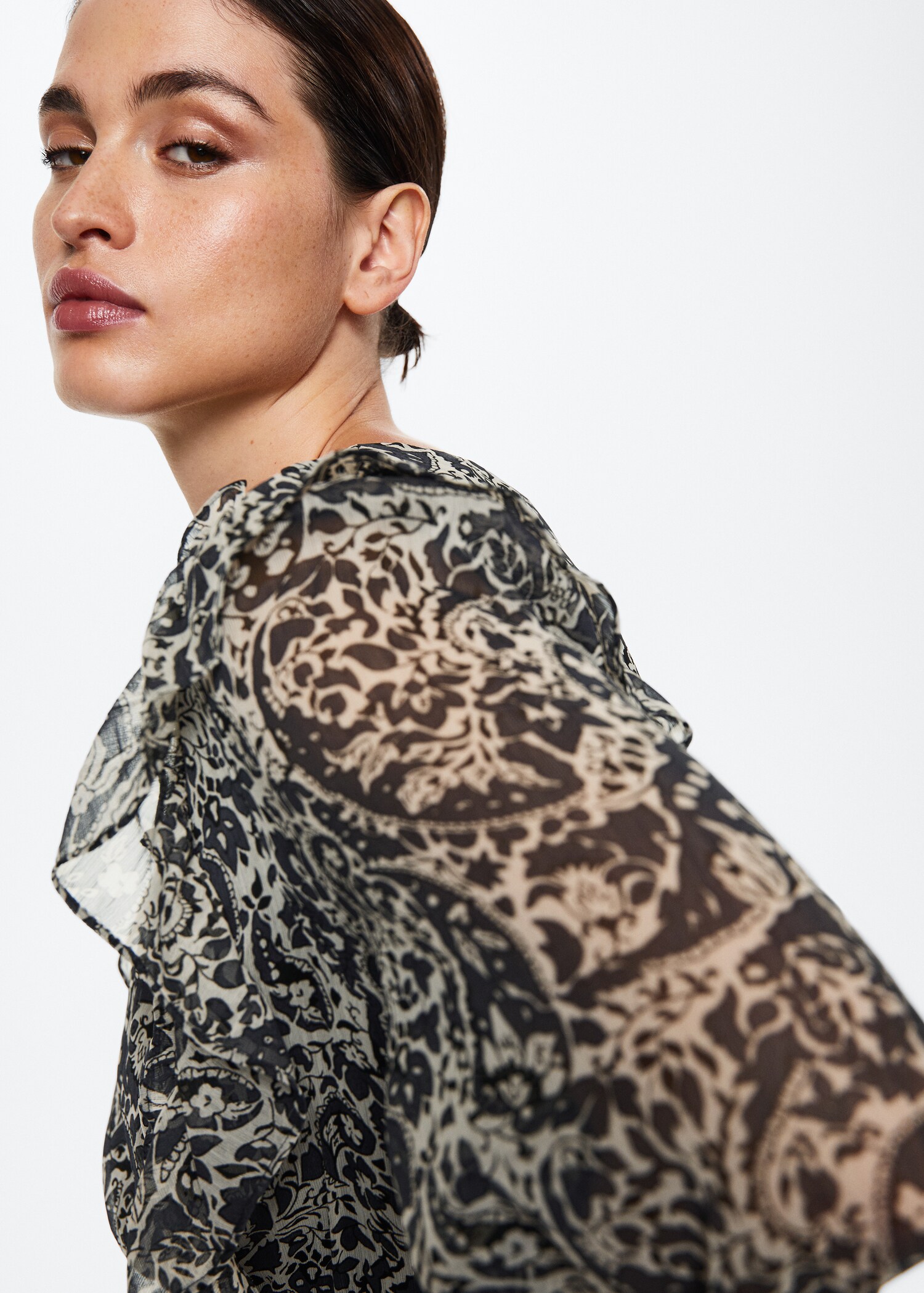 Vestido gasa paisley - Detalle del artículo 4