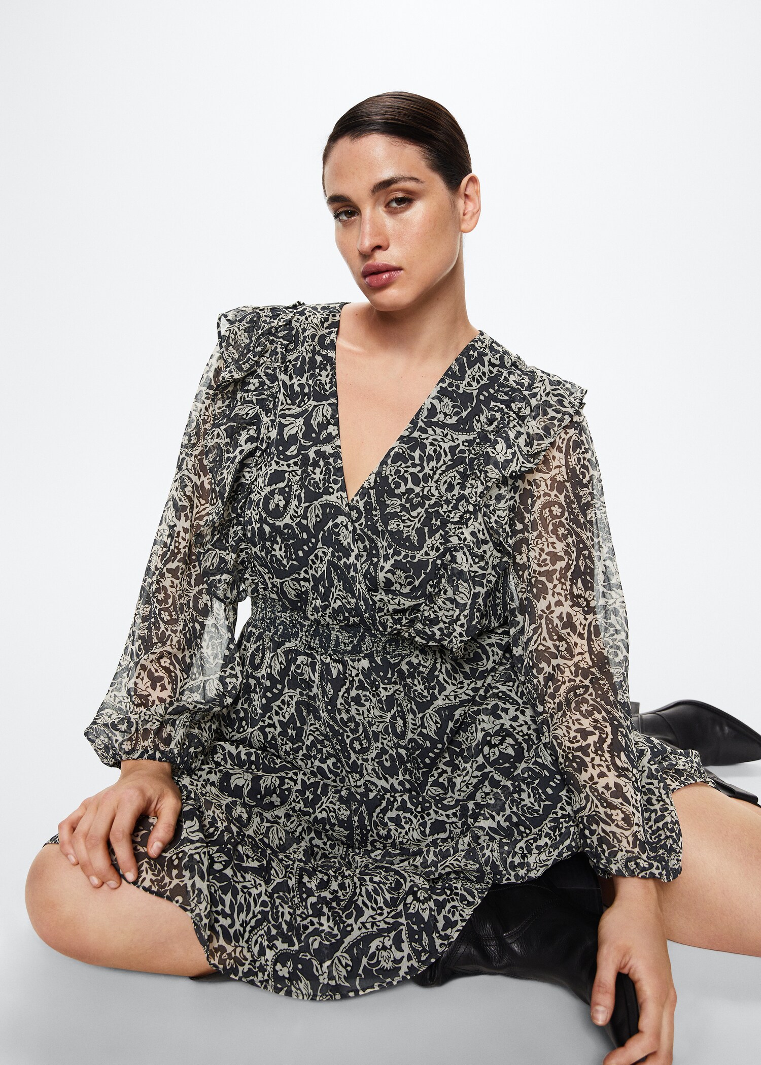 Vestido gasa paisley - Detalle del artículo 5
