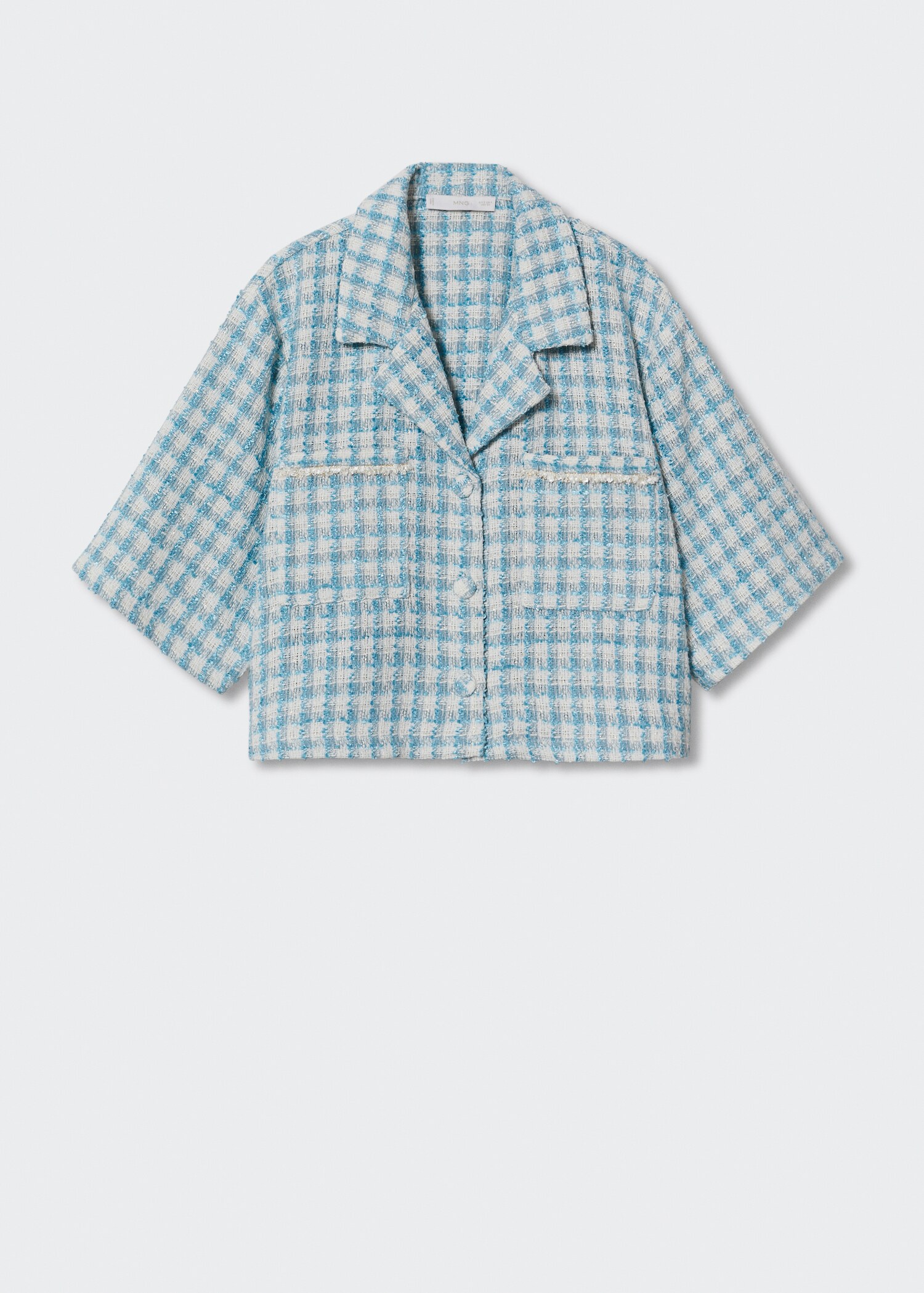 Chemise tweed carreaux - Article sans modèle