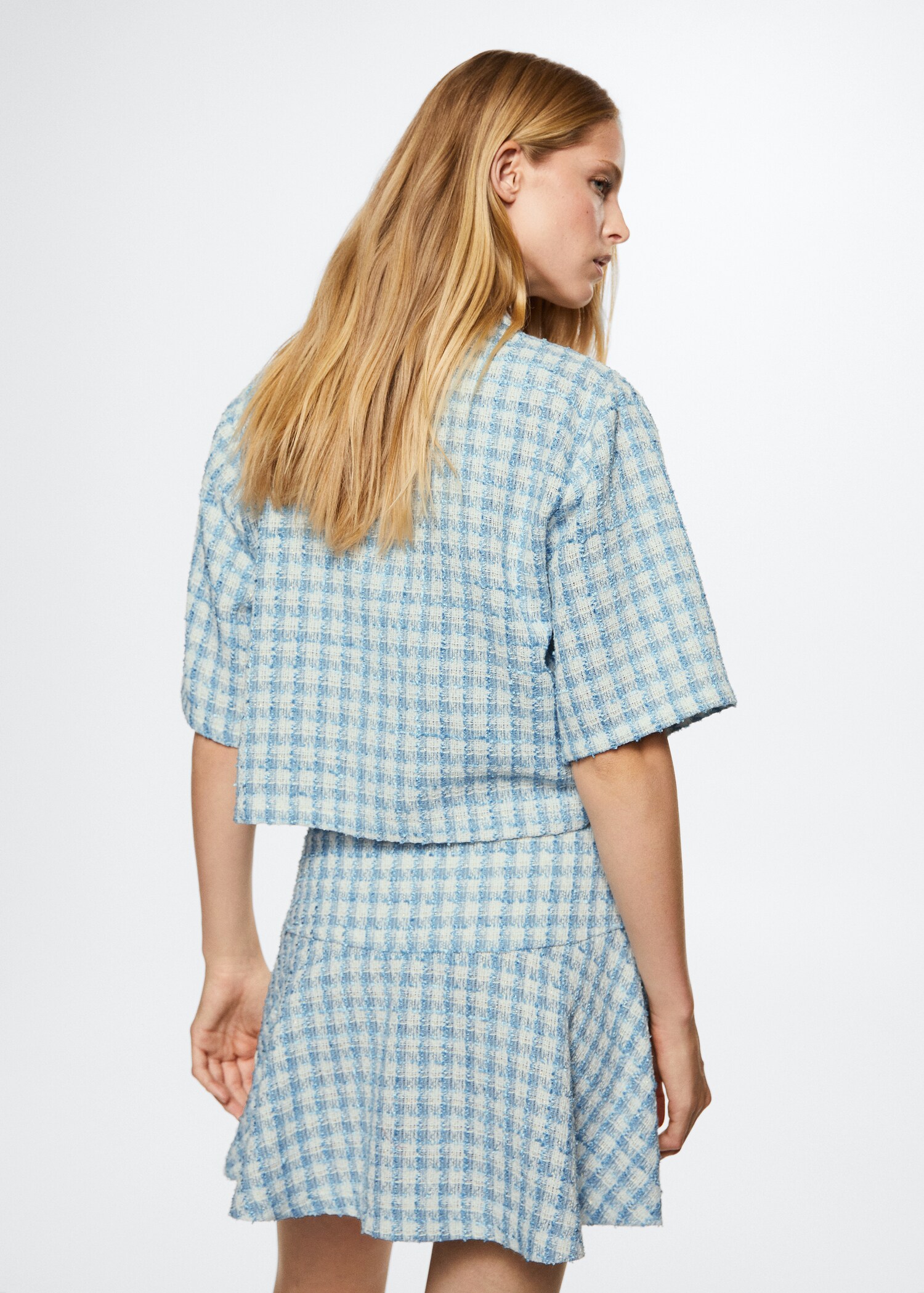Chemise tweed carreaux - Verso de l’article