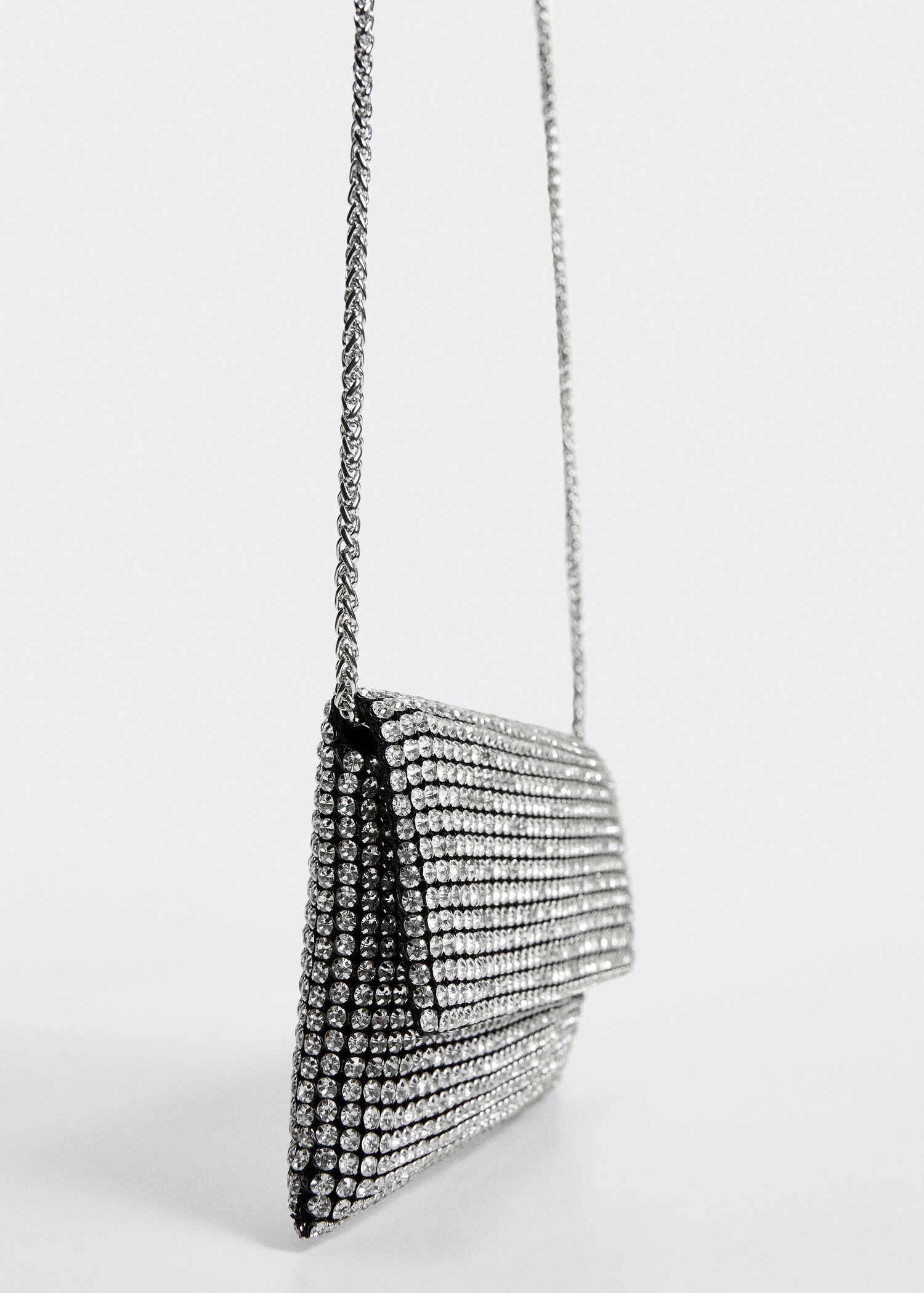 Minitas met stras en ketting - Middenvlak