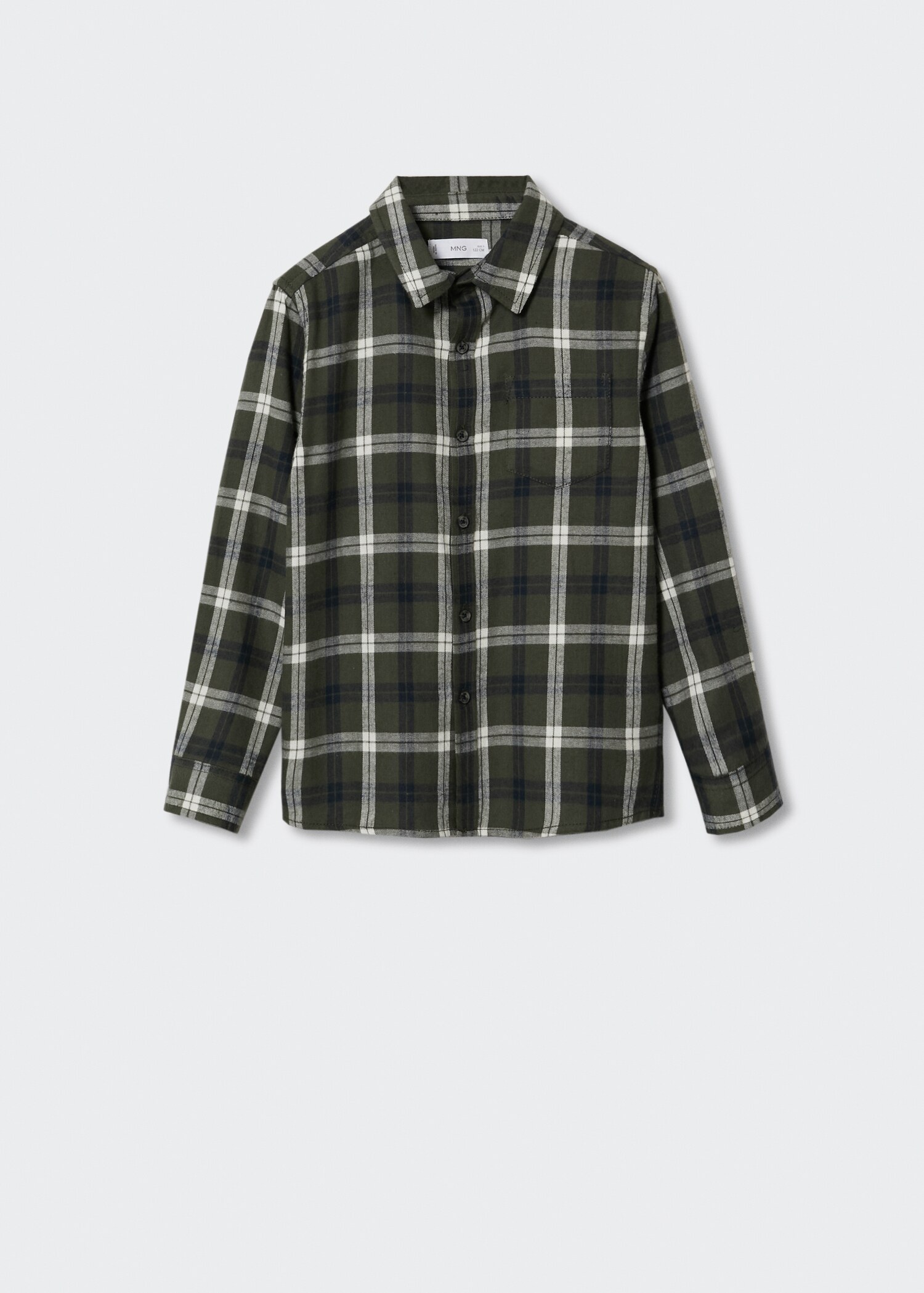 Check cotton shirt - Article without model