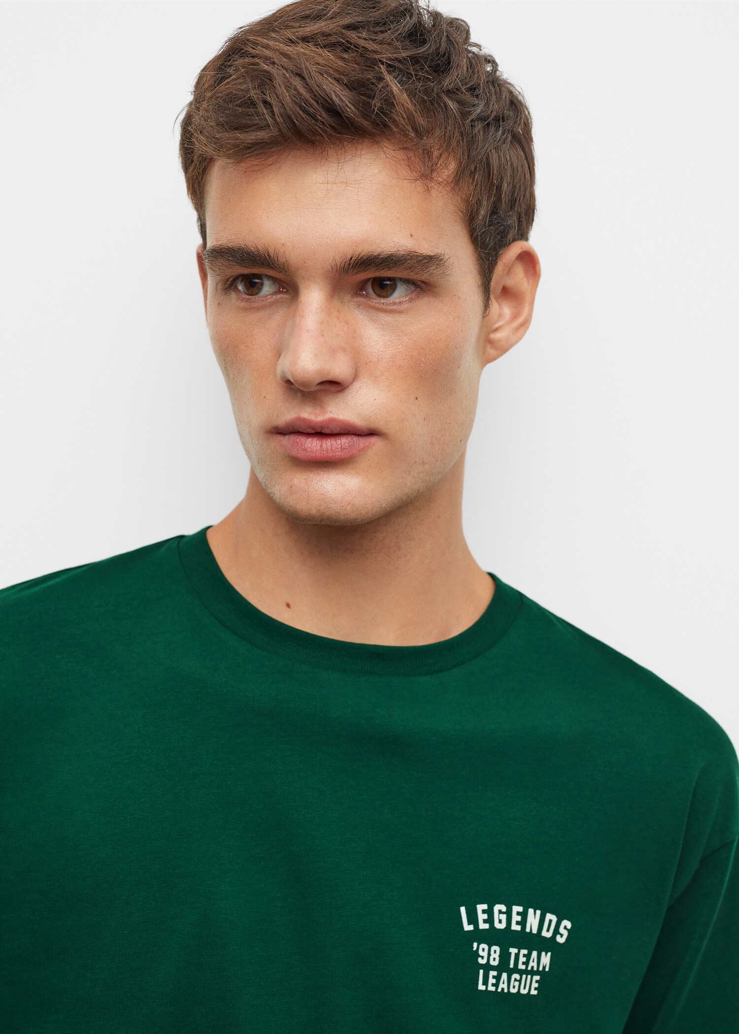Bedrucktes Baumwoll-T-Shirt - Detail des Artikels 4