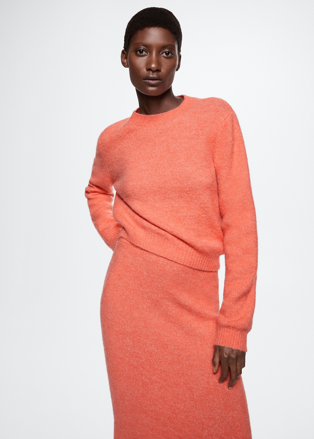 Knit pencil skirt Women MANGO Azerbaijan