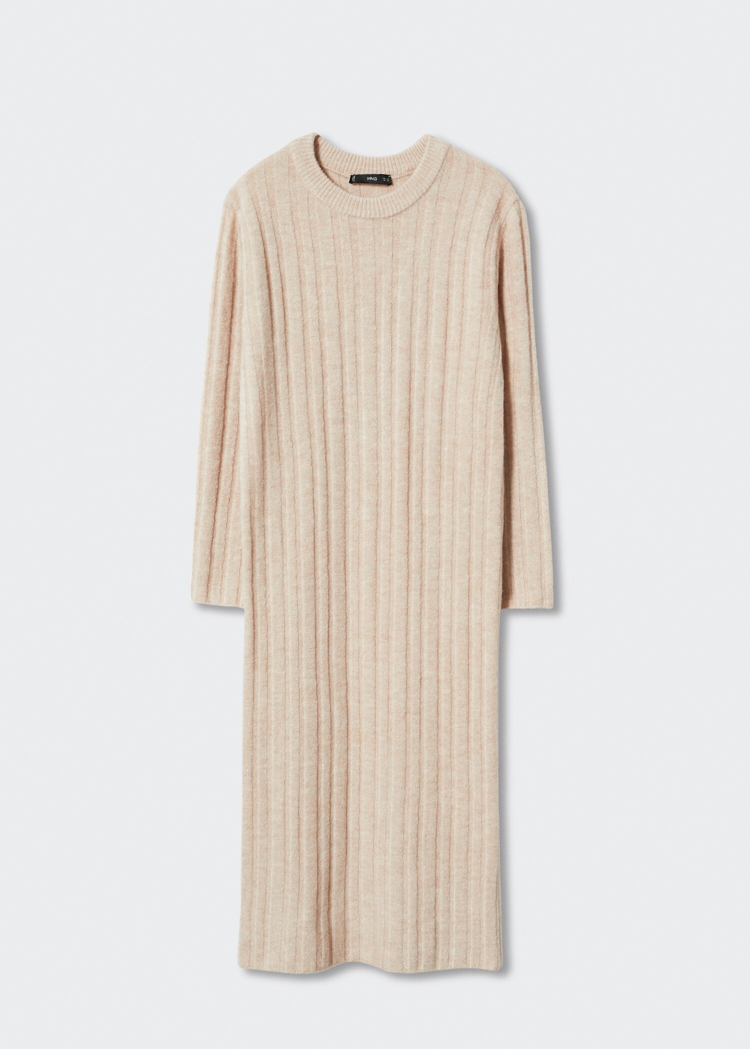 Vestido midi canelado - Artigo sem modelo