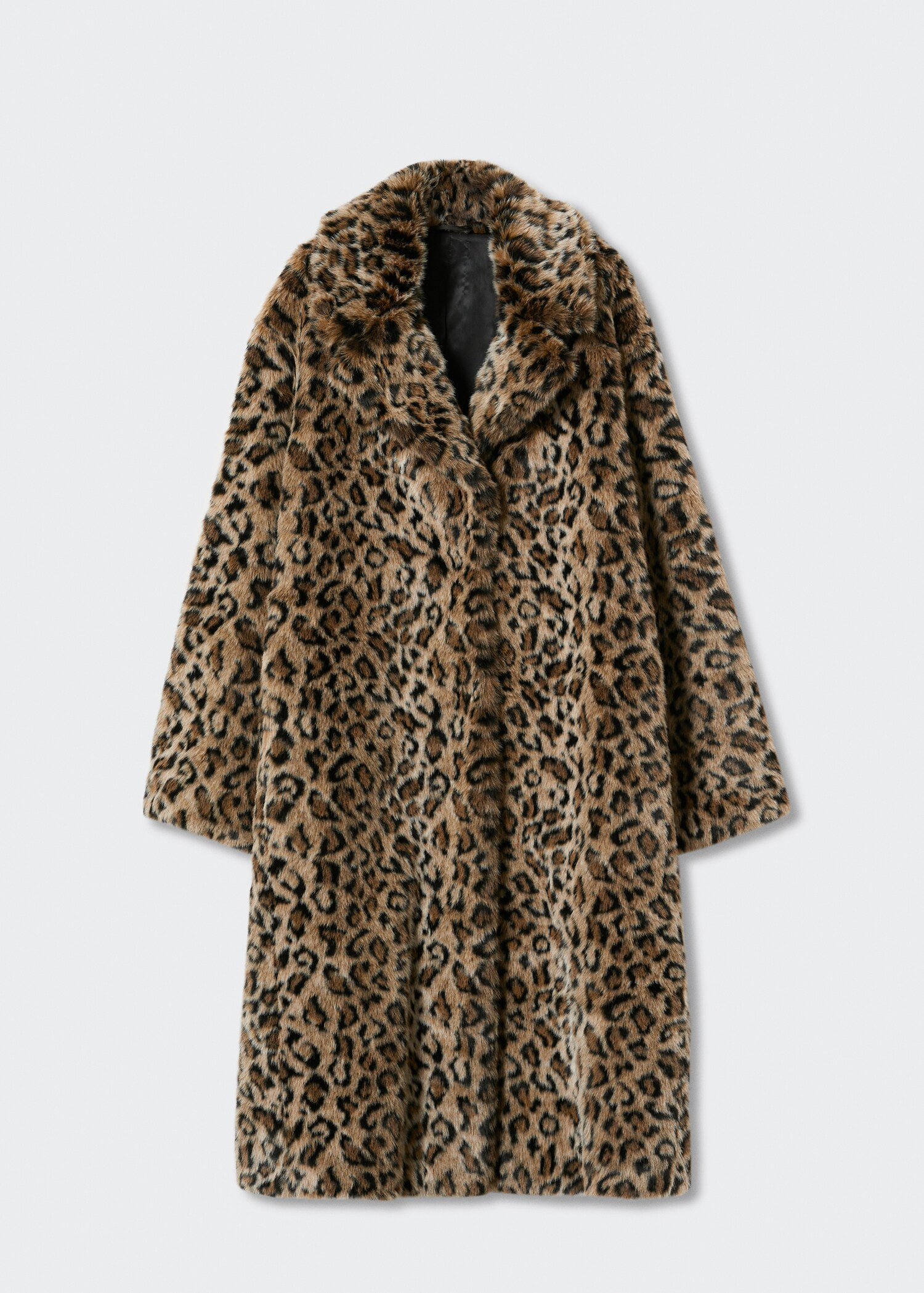 Παλτό γούνα animal print - Προϊόν χωρίς μοντέλο