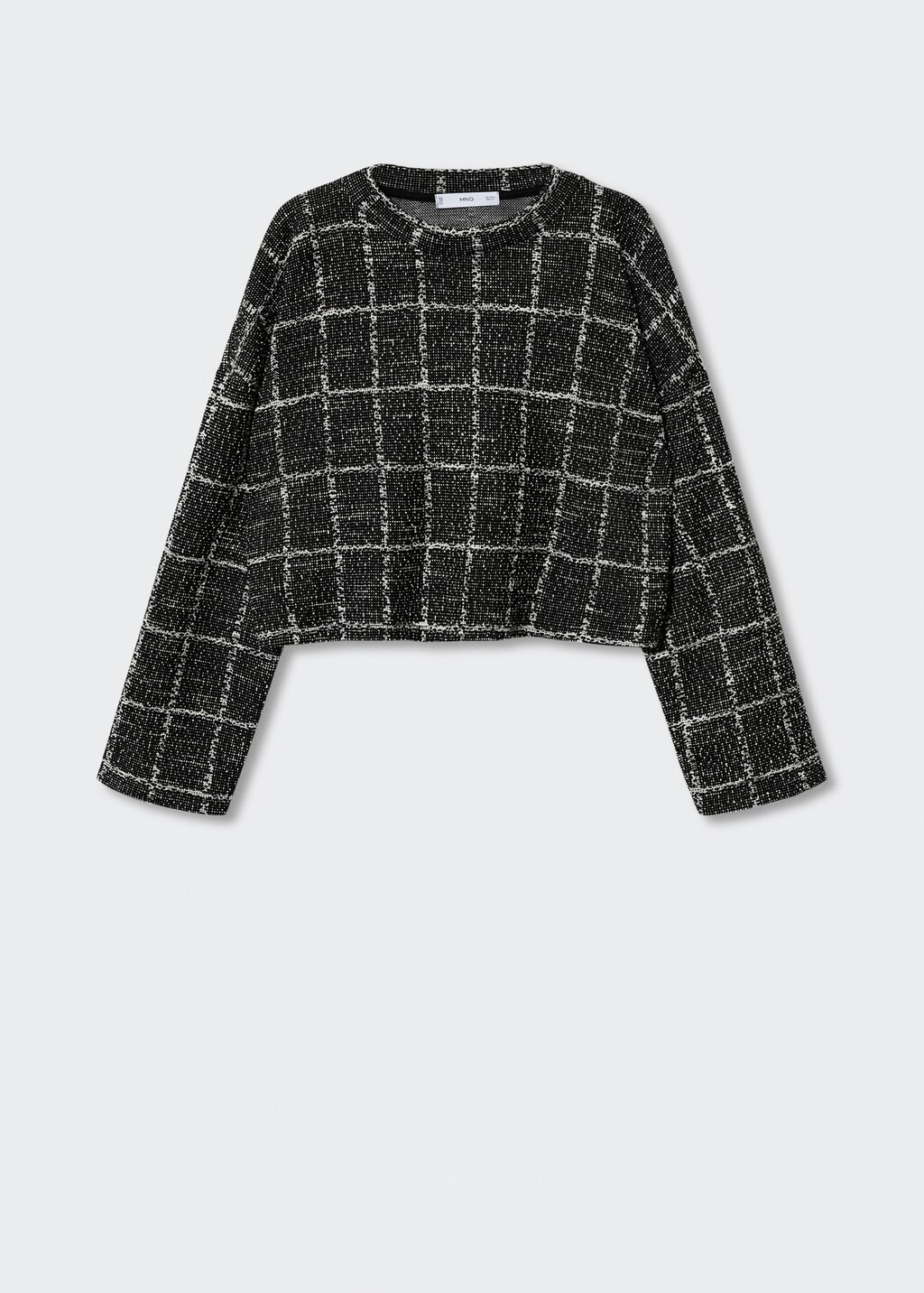 Check cropped sweater Women MANGO Syria