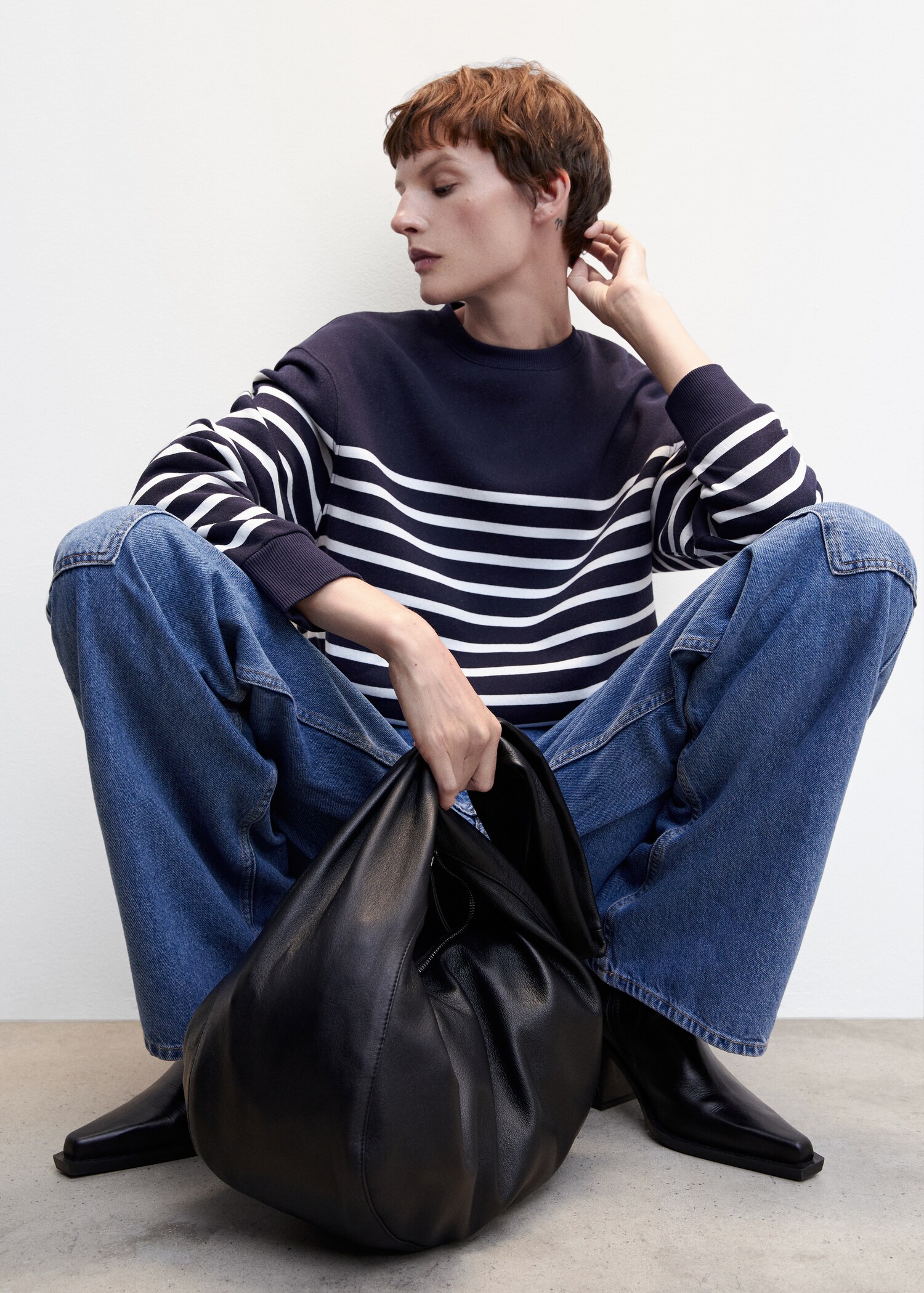 Sweat-shirt coton rayures - Détail de l'article 2