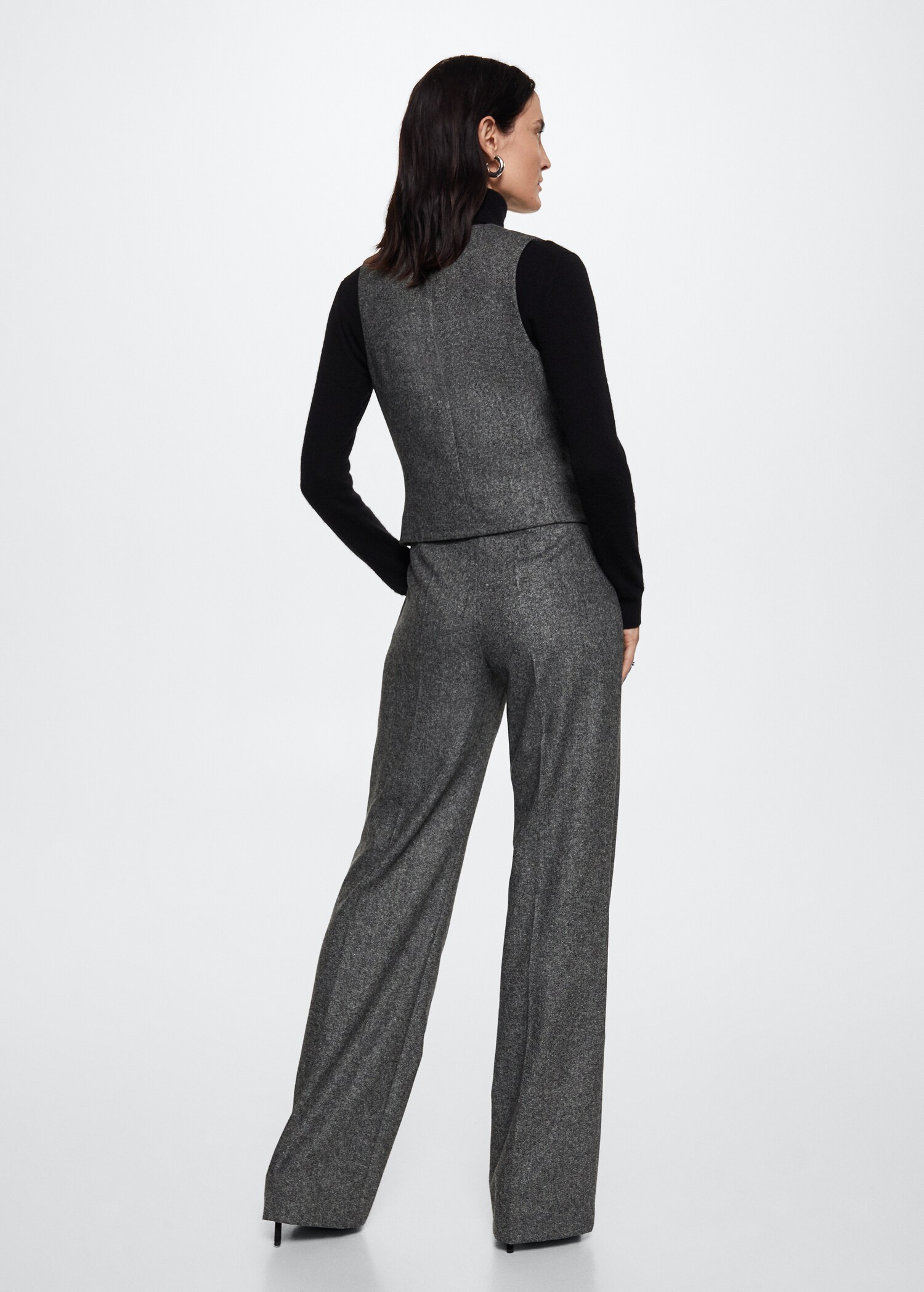 Pantalón traje lana - Reverso del artículo
