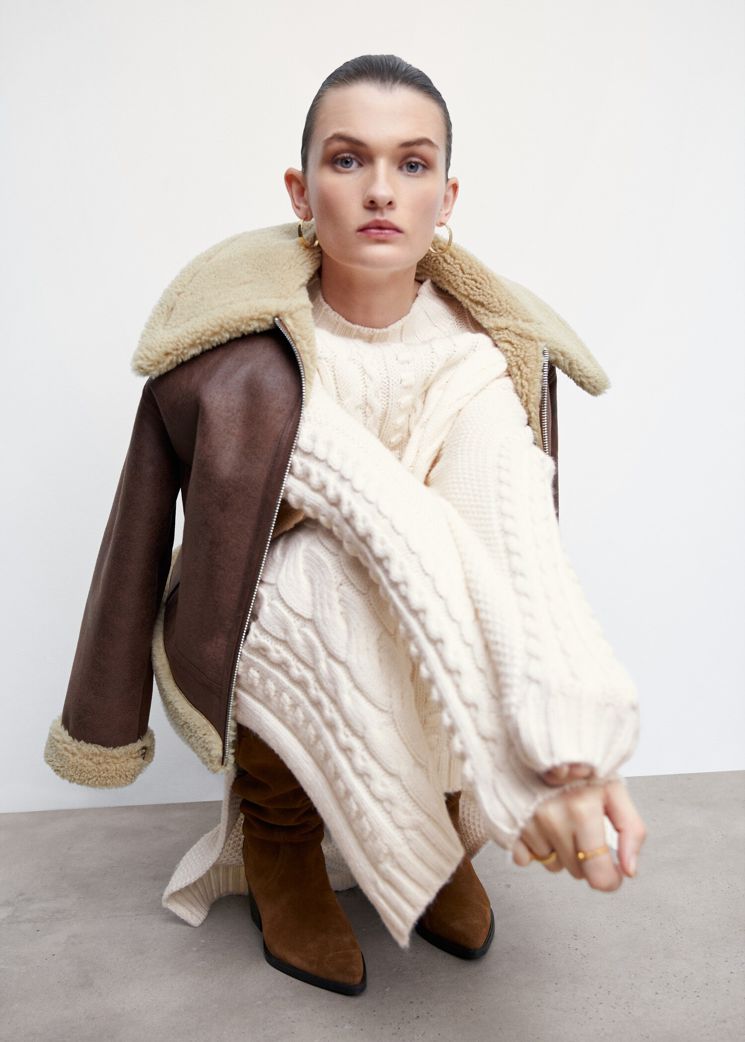 Knit long dress - Details of the article 2