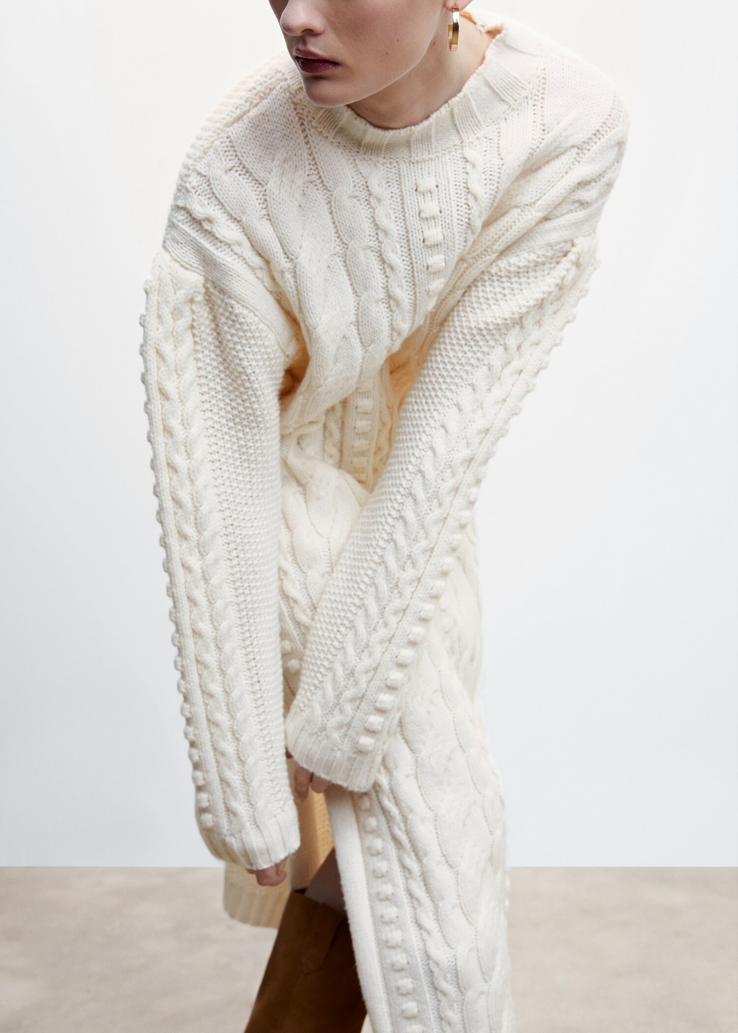 Knit long dress - Details of the article 6