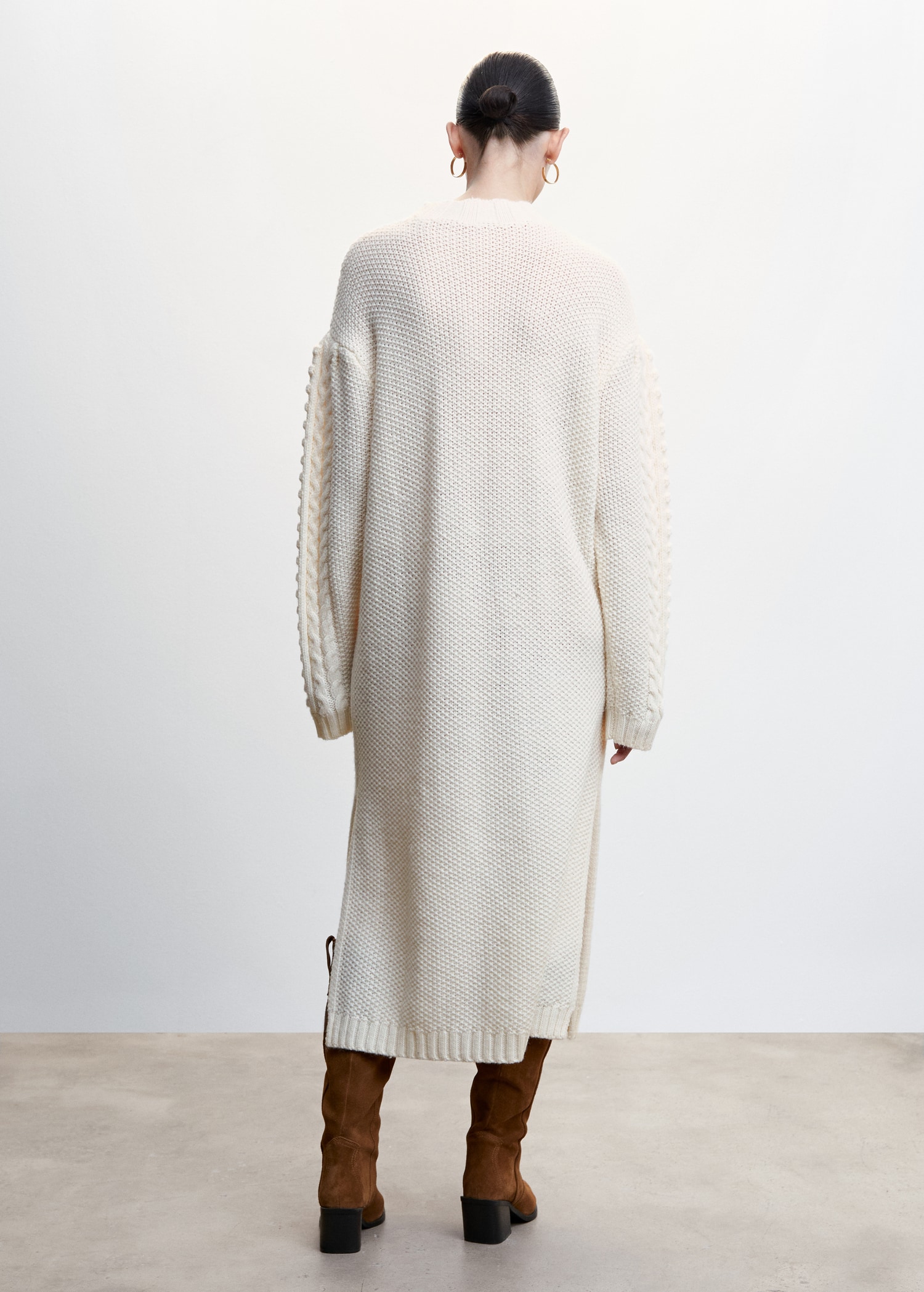 Knit long dress - Reverse of the article