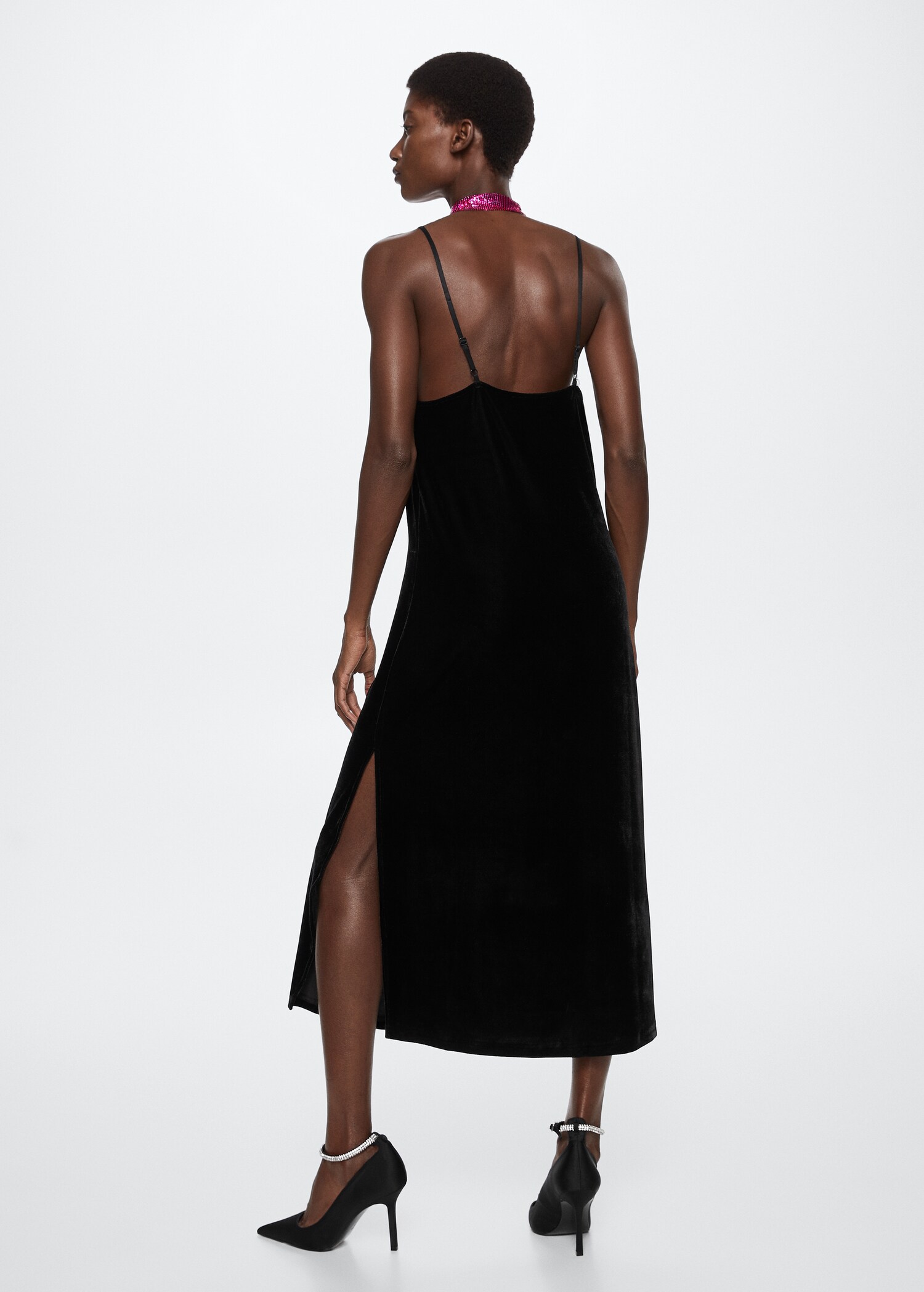 Vestido lingerie de renda - Verso do artigo