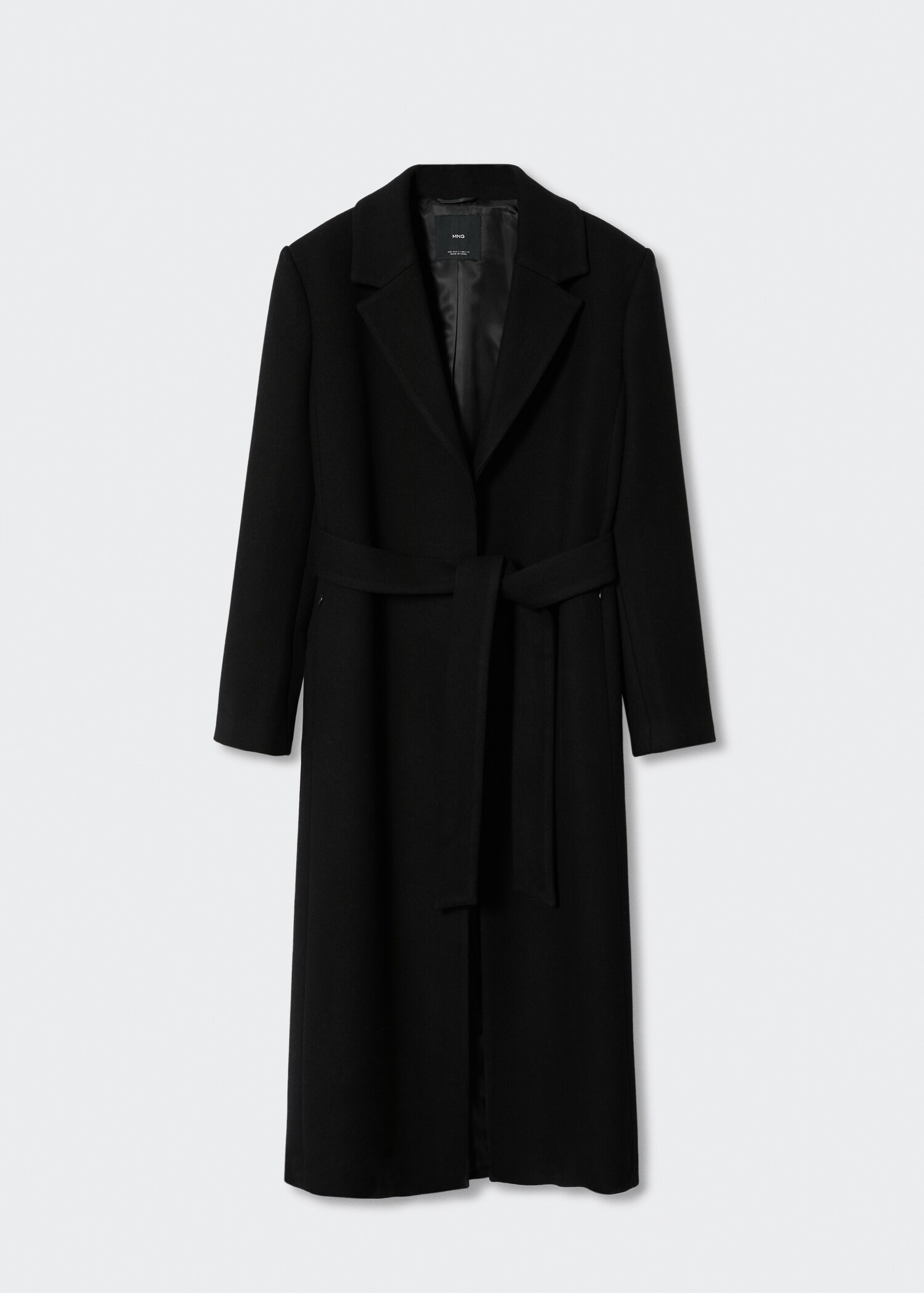 Manteau laine col fausse fourrure amovible - Détail de l'article 8