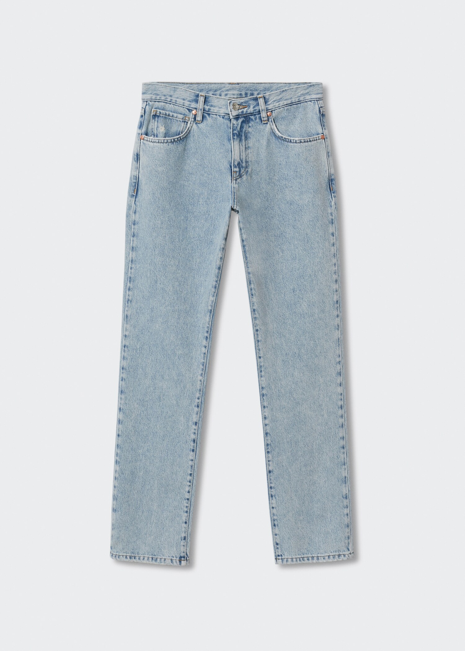Jeans rectos tiro bajo - Artículo sin modelo