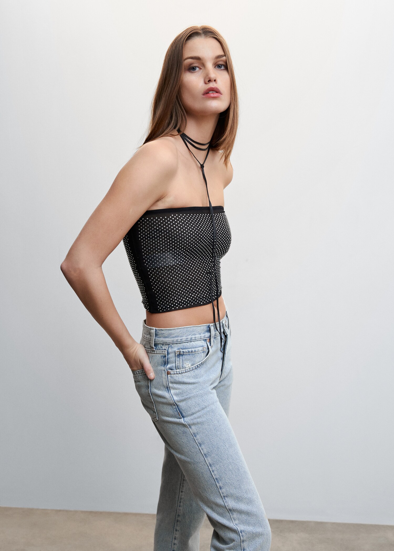 Jeans rectos tiro bajo - Detalle del artículo 6