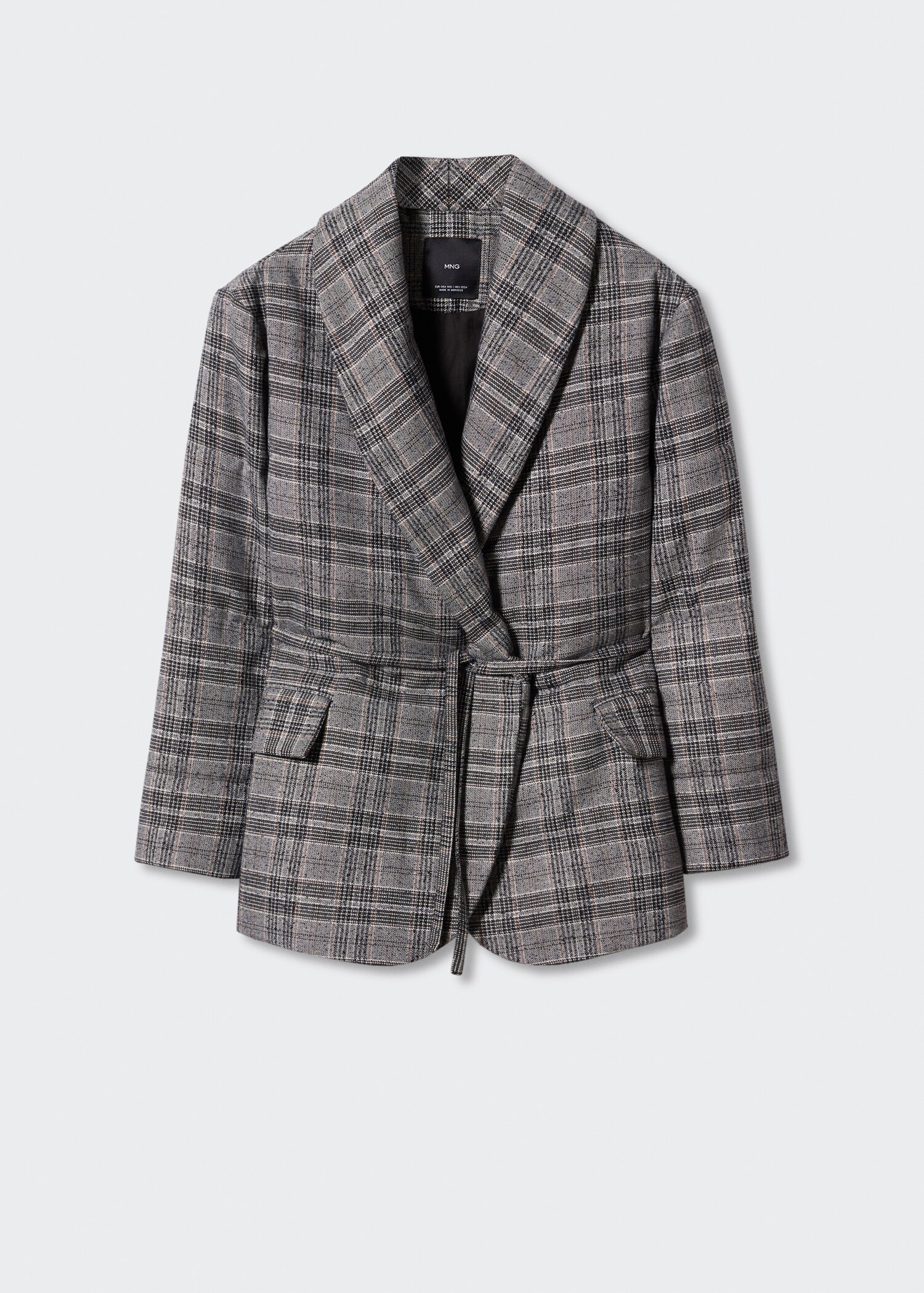 Veste matelassée structure carreaux - Article sans modèle