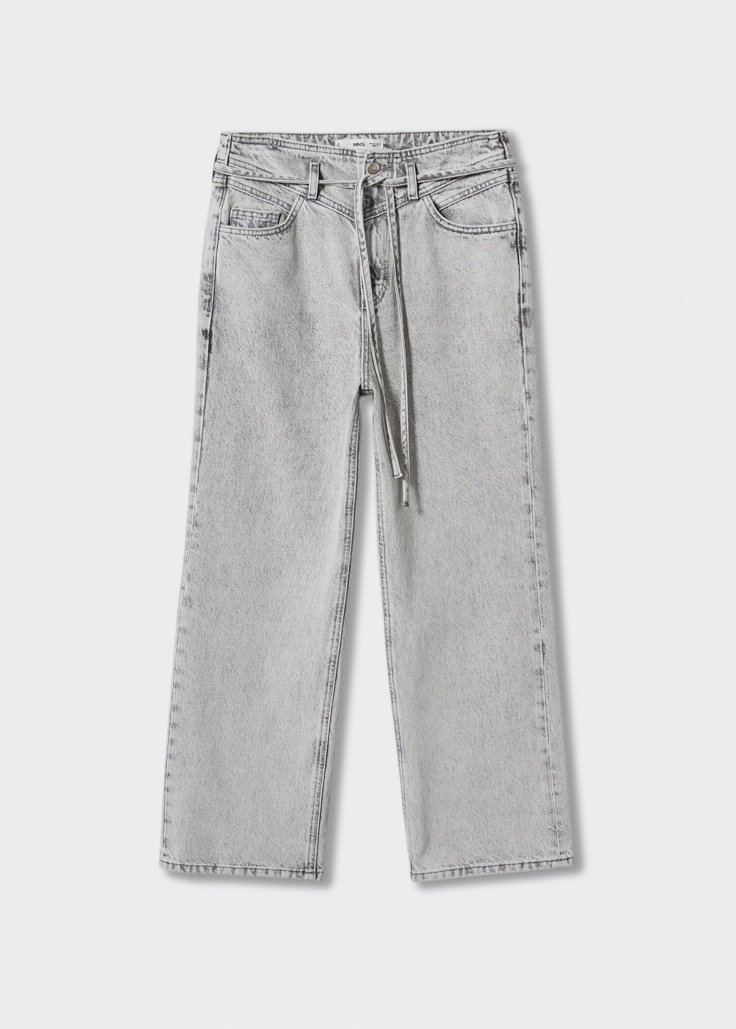 Bow cotton jeans - Article without model