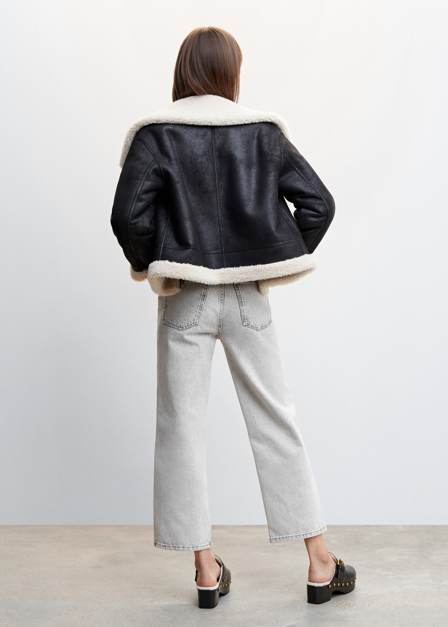 Bow cotton jeans - Reverse of the article