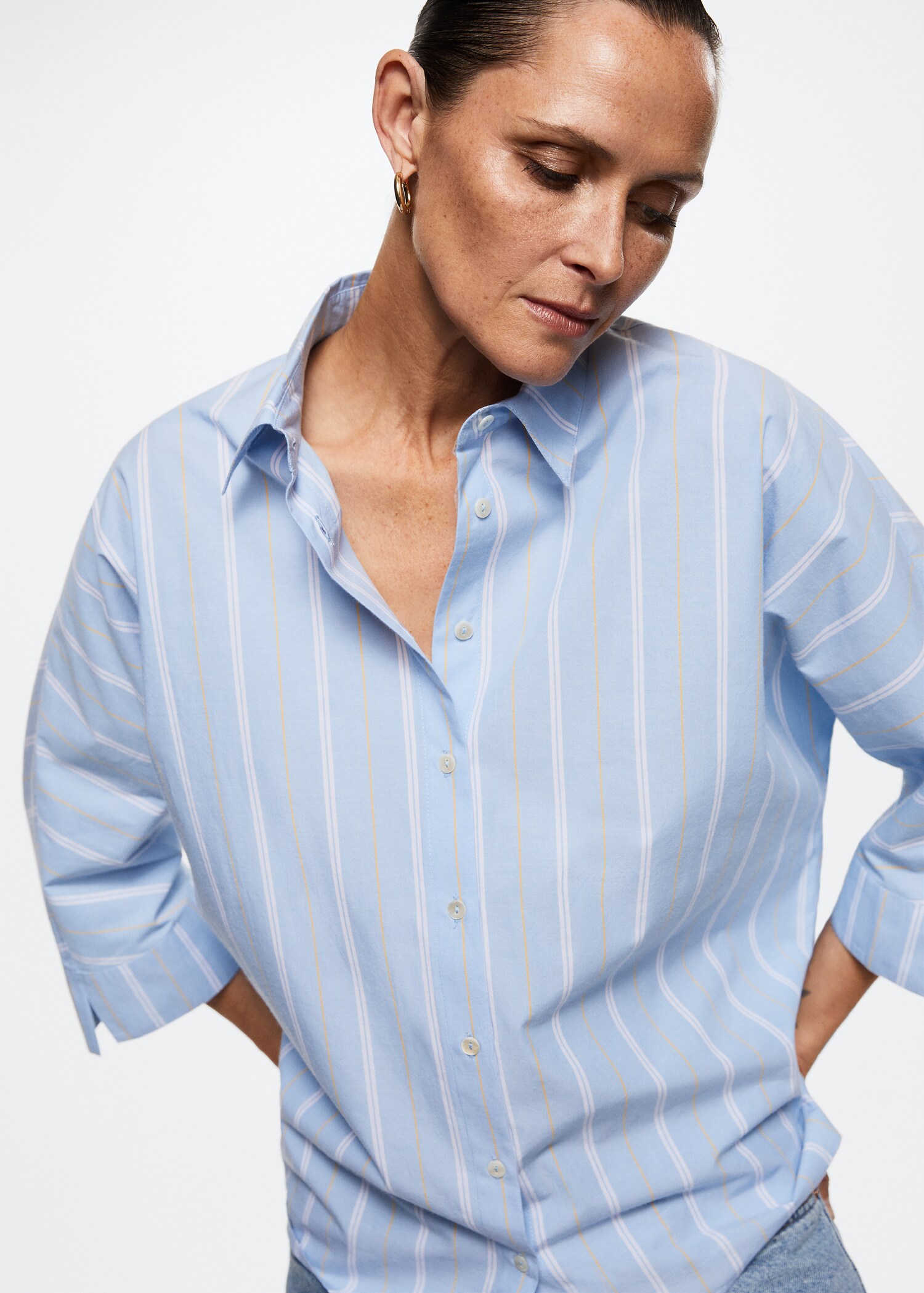 Camisa algodón oversize - Detalle del artículo 1