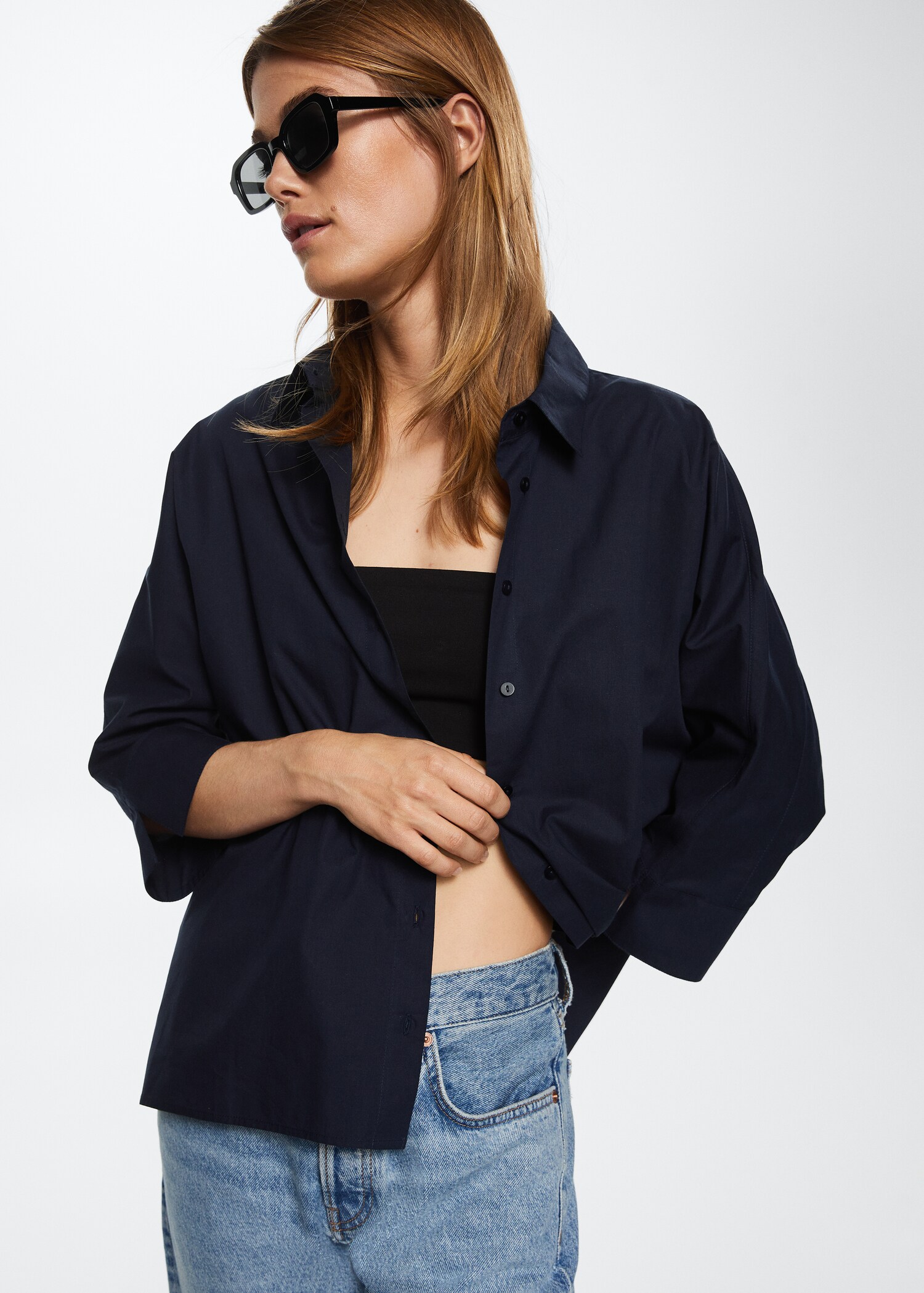 Camisa algodón oversize - Detalle del artículo 1