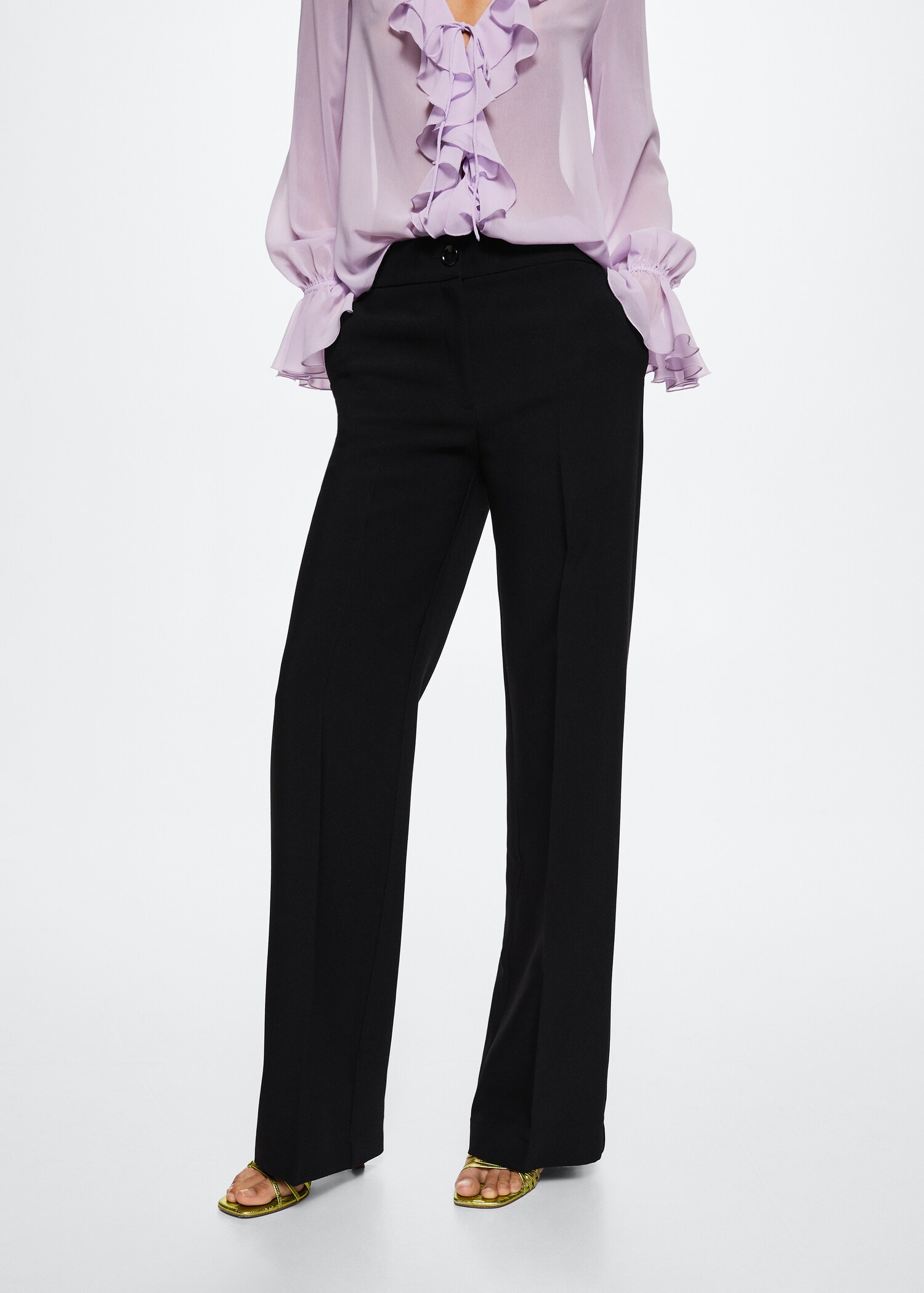 Flowy palazzo trousers1