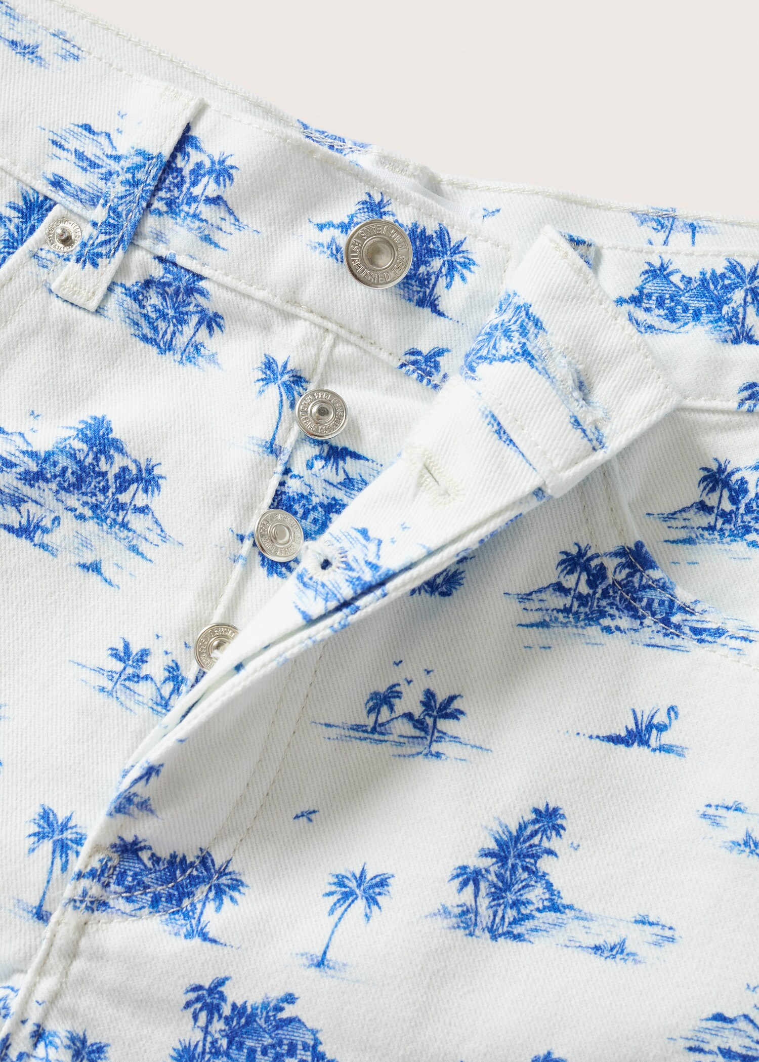 Short denim imprimé - Détail de l'article 8