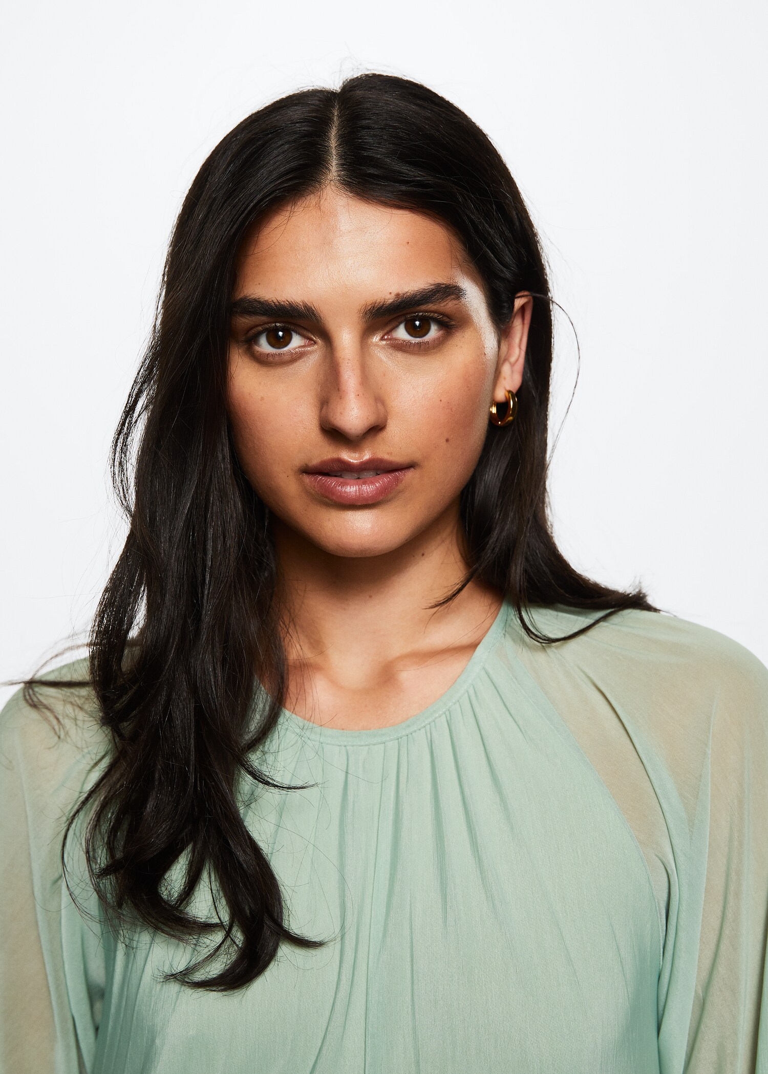Sheer fabric dress - Details of the article 1