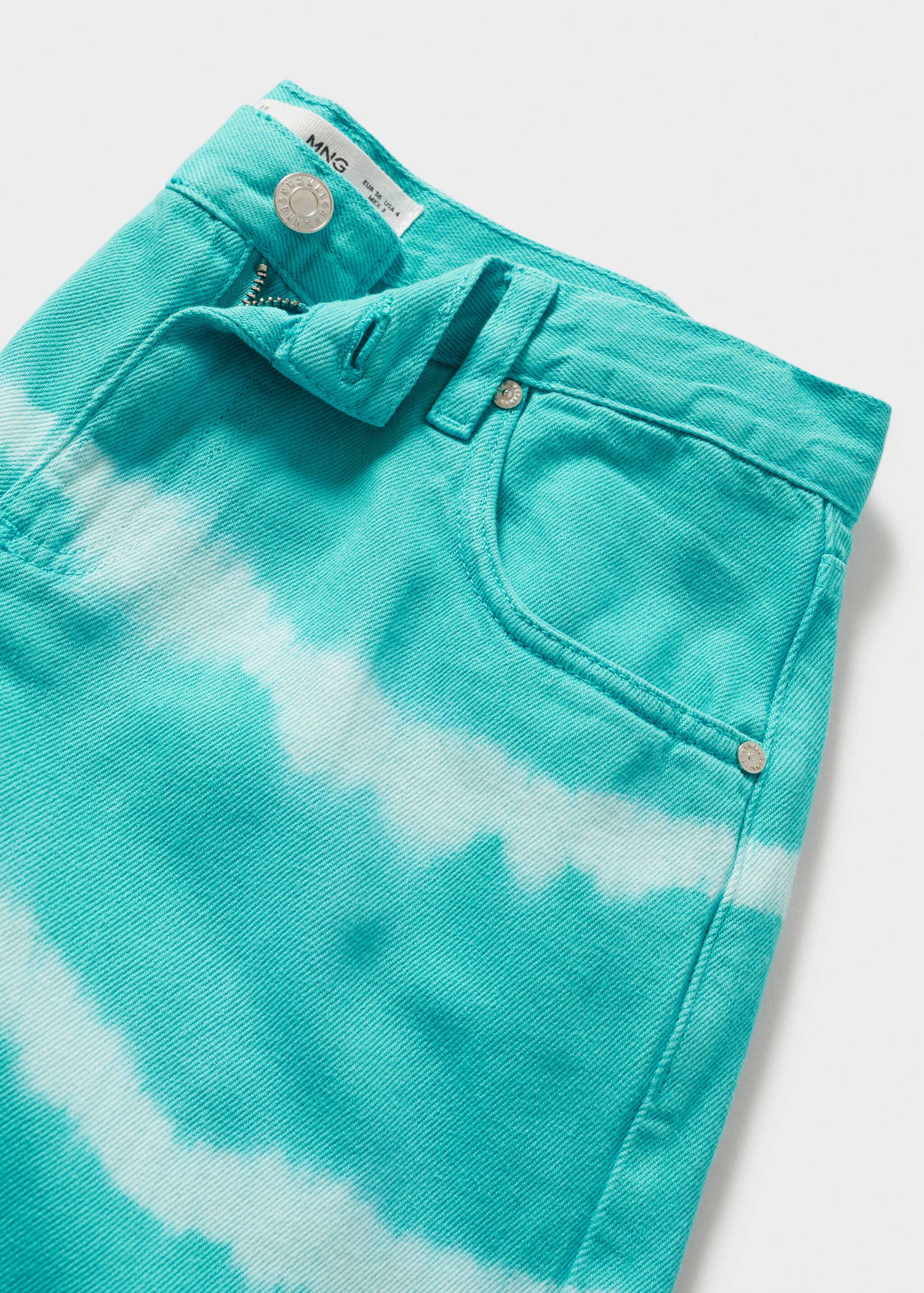 برمودا tie-dye - تفاصيل المنتج 8, تركواز. Ref: 37081284-00.
