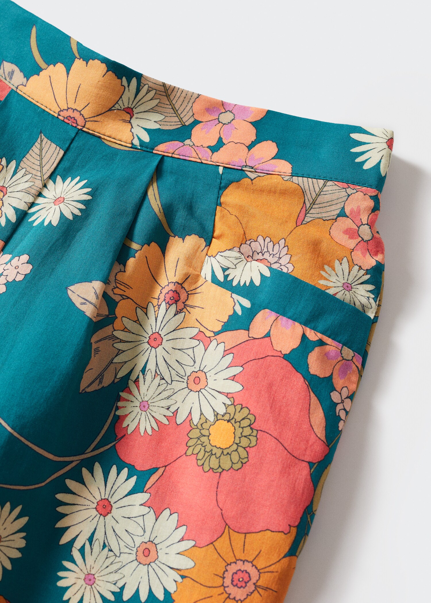 Floral print trousers - Details of the article 8