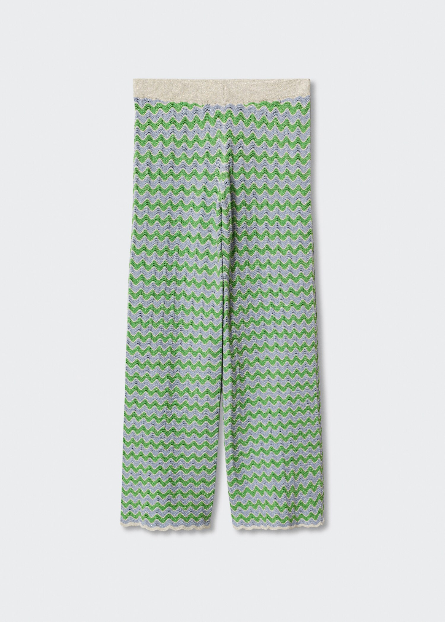Gebreide flared broek - Artikel zonder model