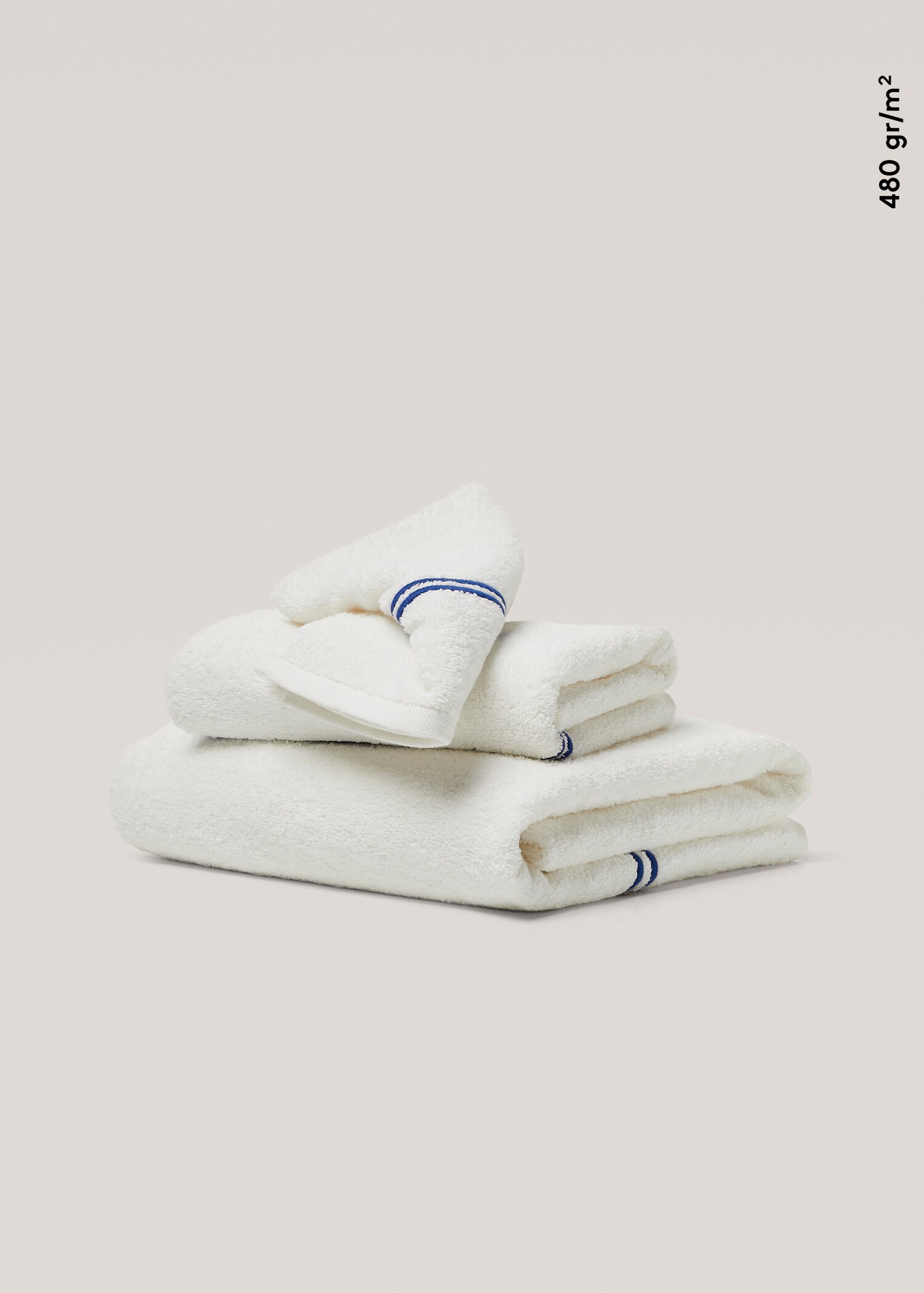 Badehåndkle i organisk bomull 90x150cm - Artikkel uten modell