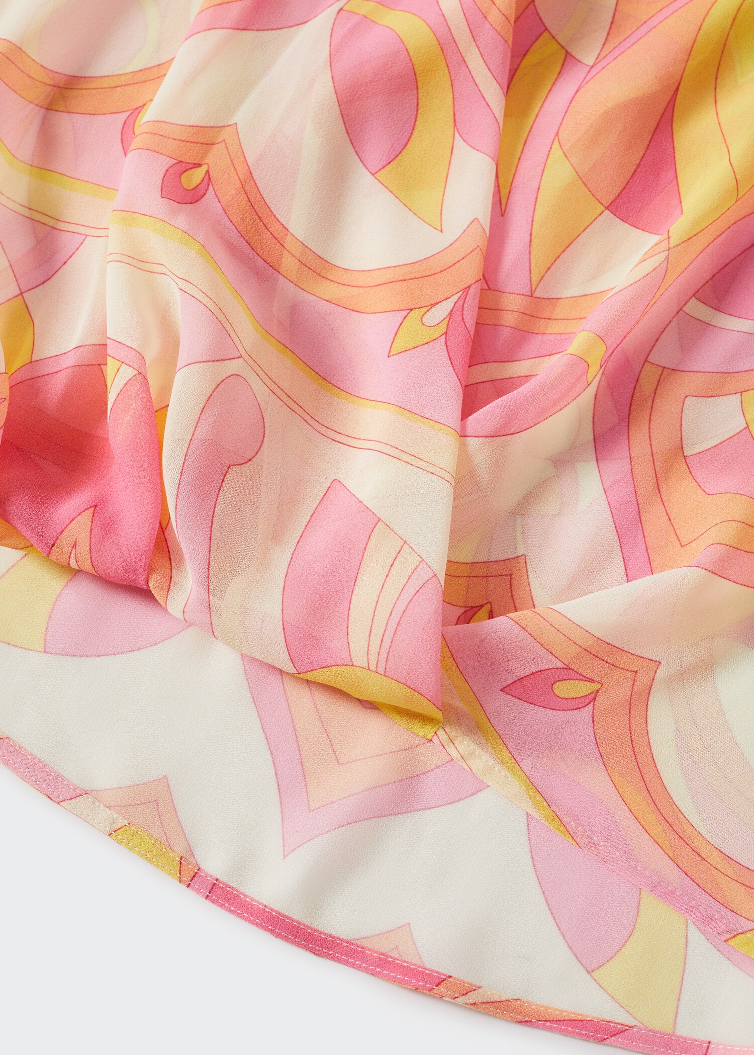 Soepelvallende blouse met print - Detail van het artikel 8