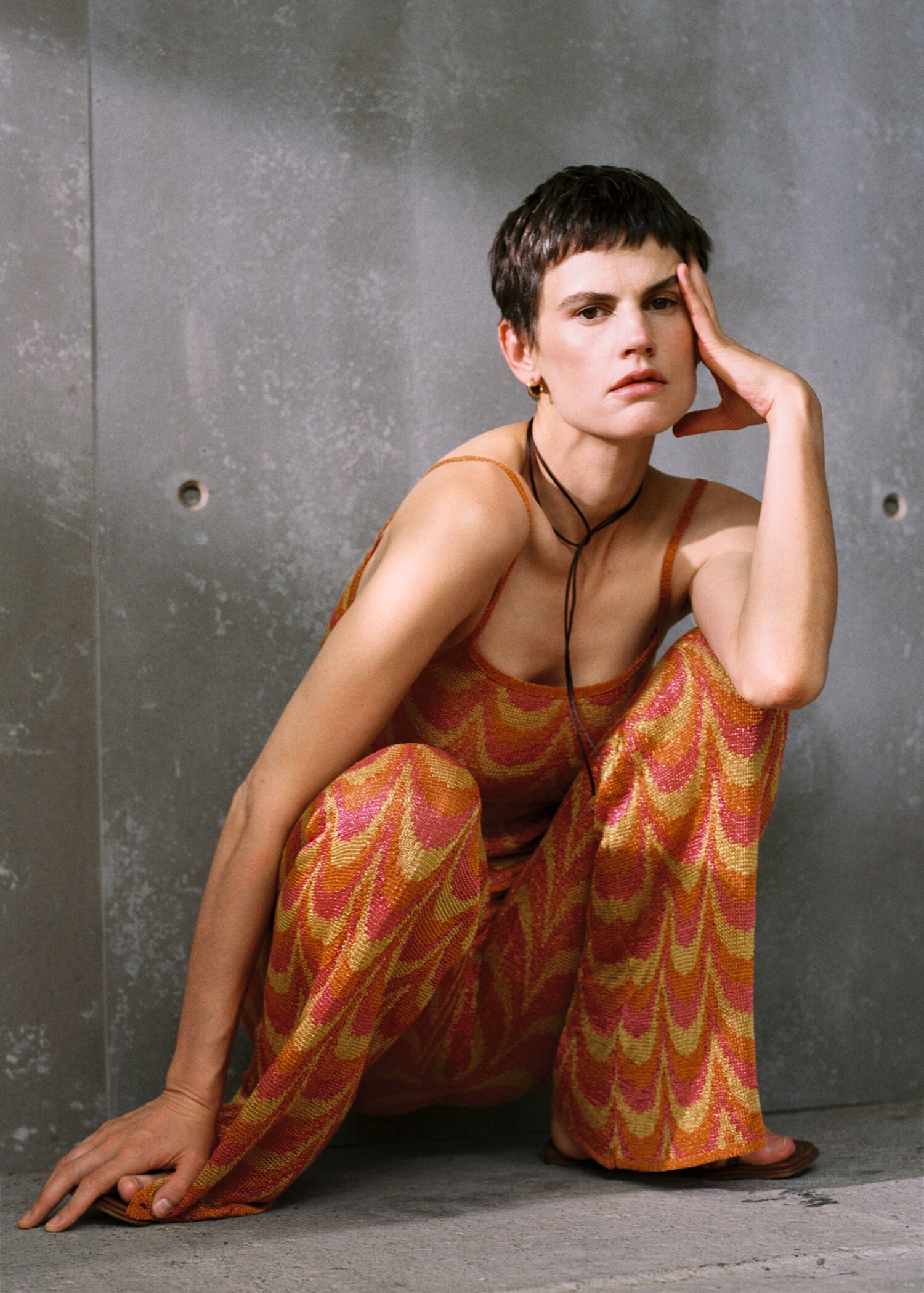 Printed knit top - Details of the article 6