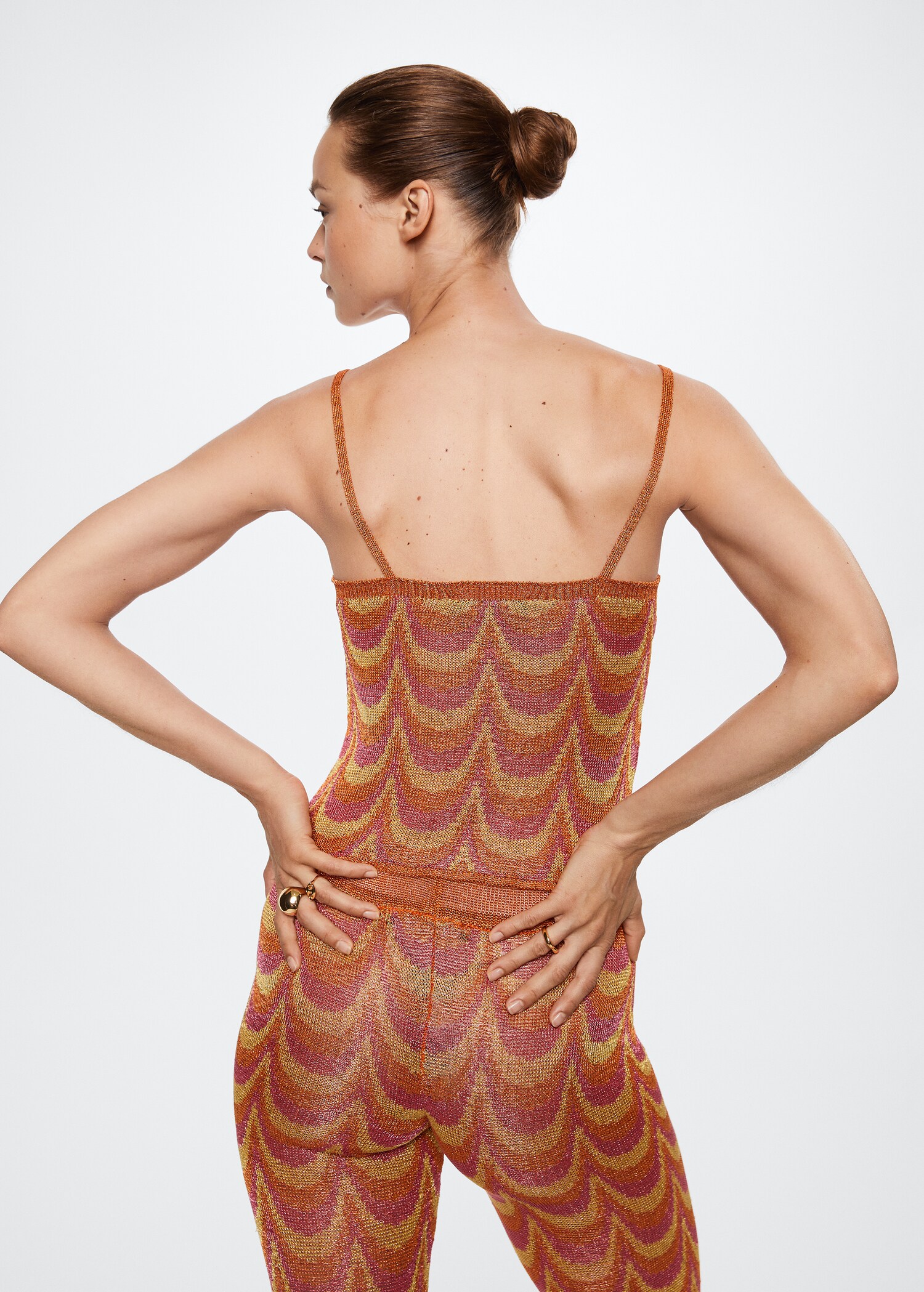 Printed knit top - Reverse of the article