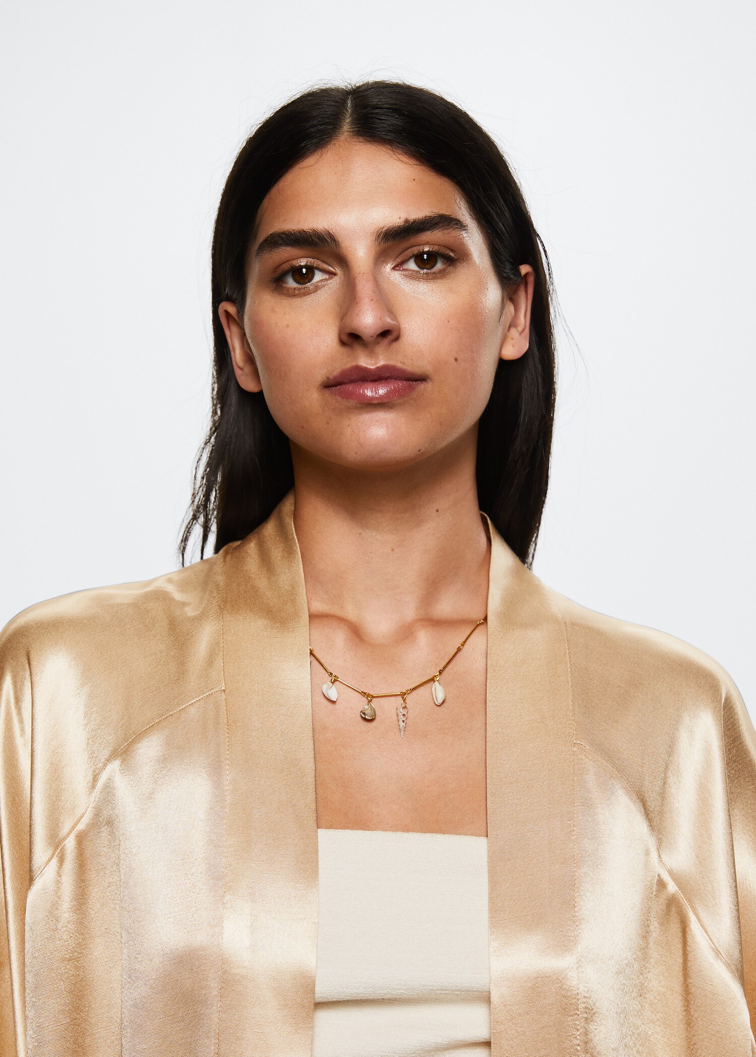 Satin caftan - Details of the article 1
