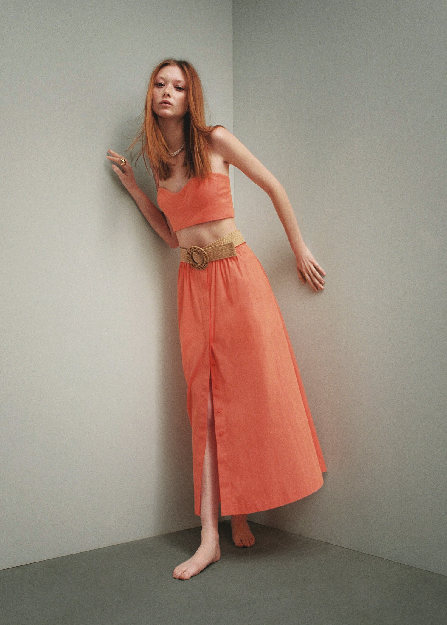 Cotton flared skirt - Details of the article 6