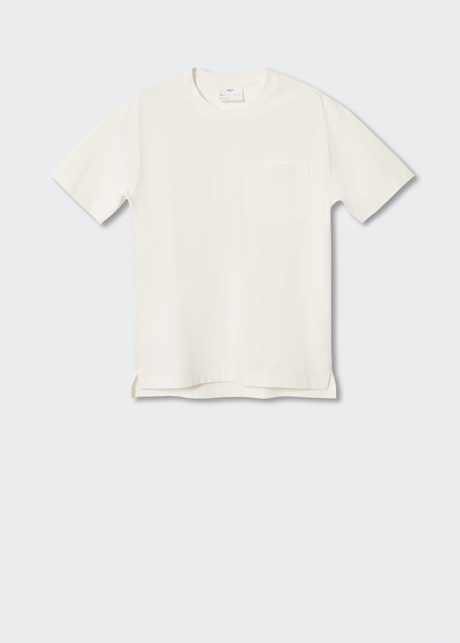 Baumwoll-T-Shirt mit Tasche - Artikel ohne Model