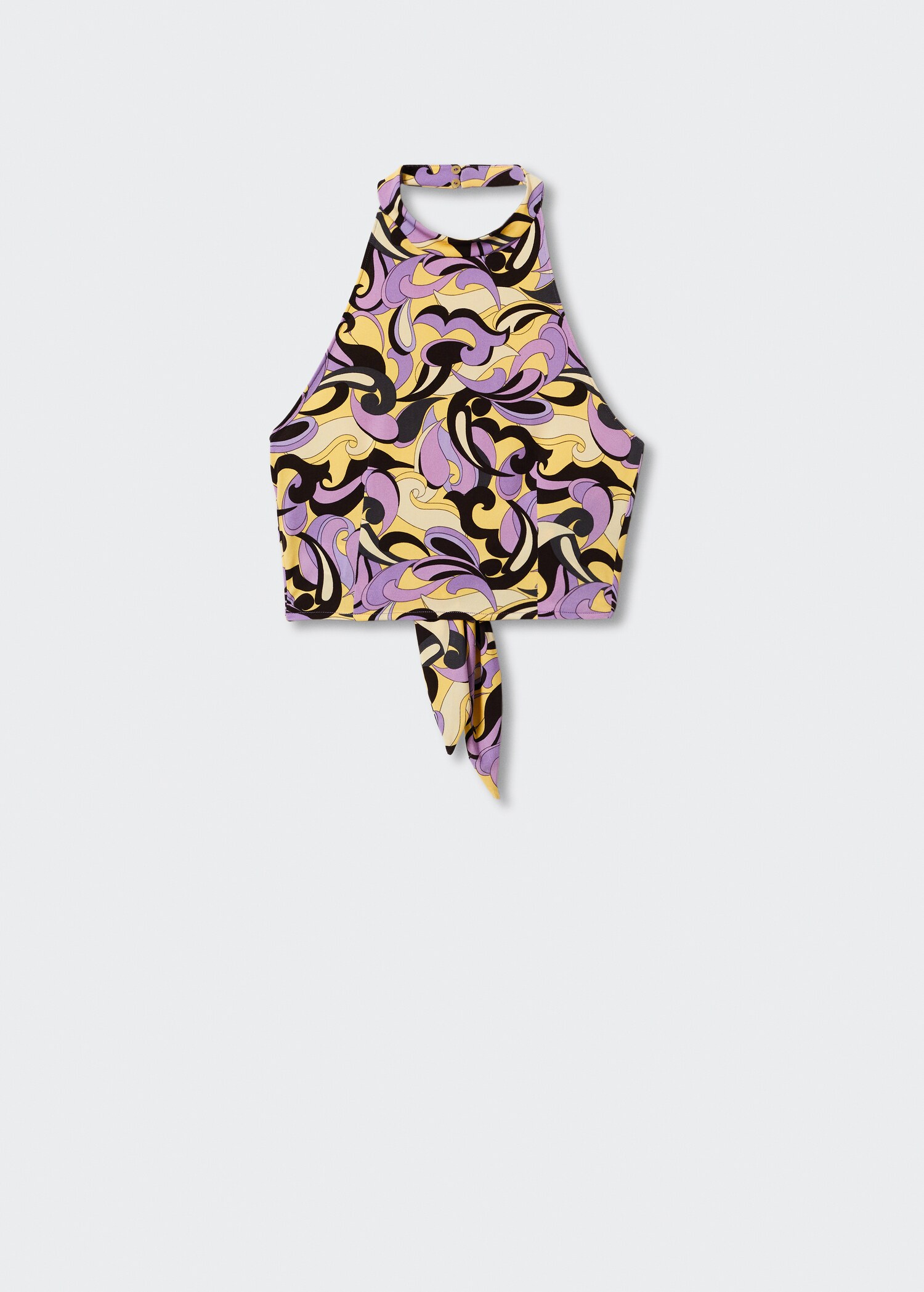 Printed crop top - Article without model