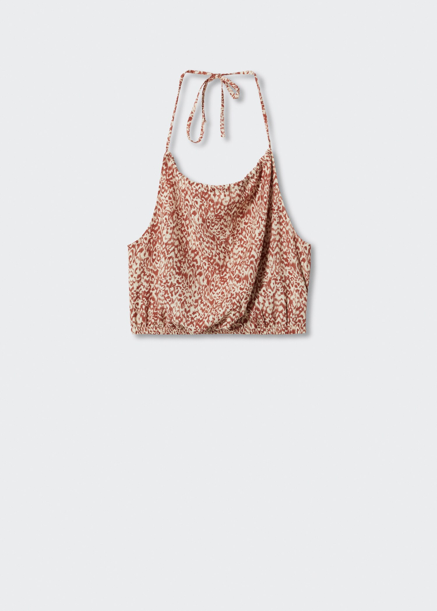 Printed crop blouse - Article without model